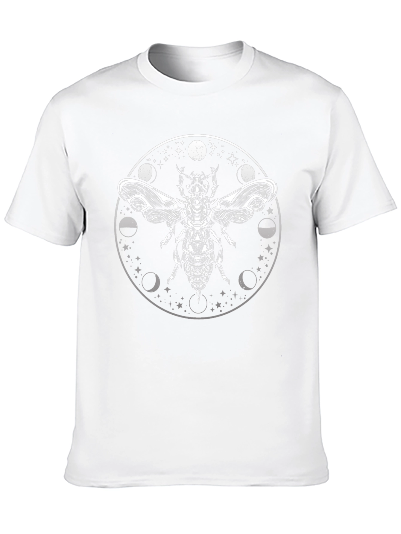 Lunar Moth Graphic T-Shirt - Black