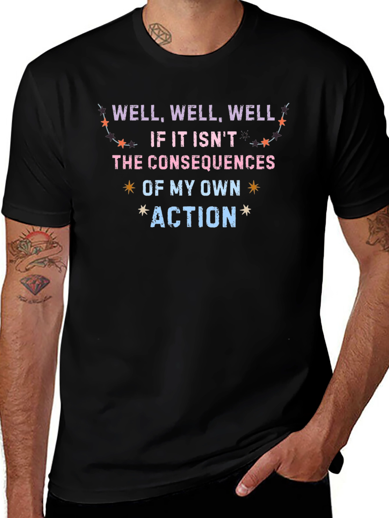 Consequences of My Own Action Graphic T-Shirt
