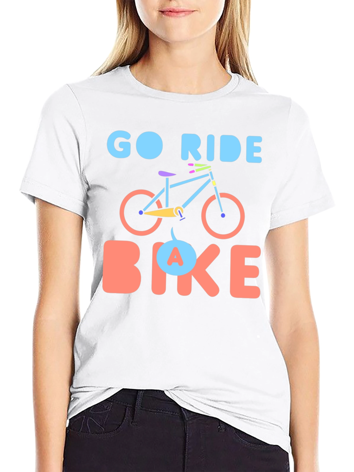 Go Ride a Bike Graphic Tee