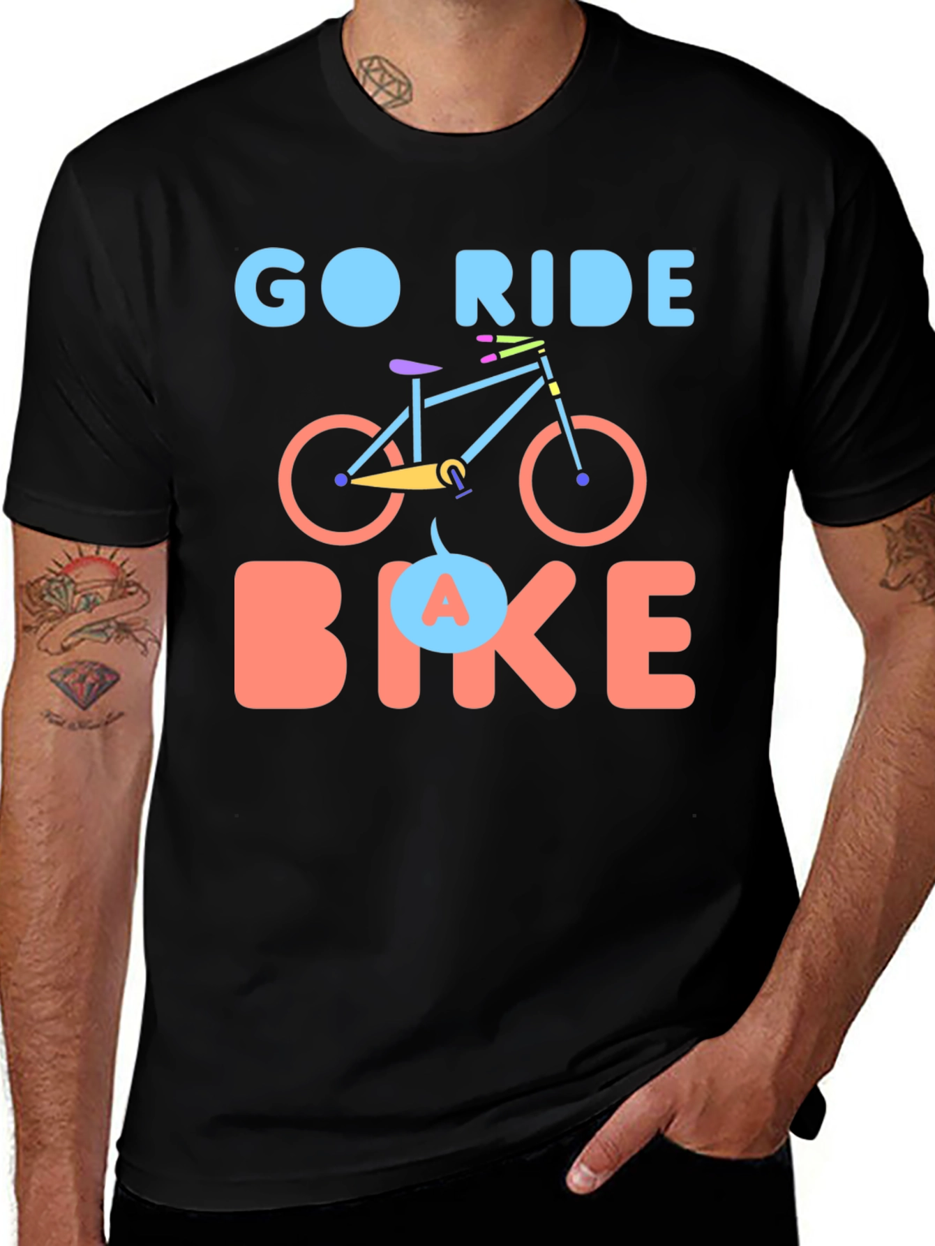 Go Ride a Bike Graphic Tee