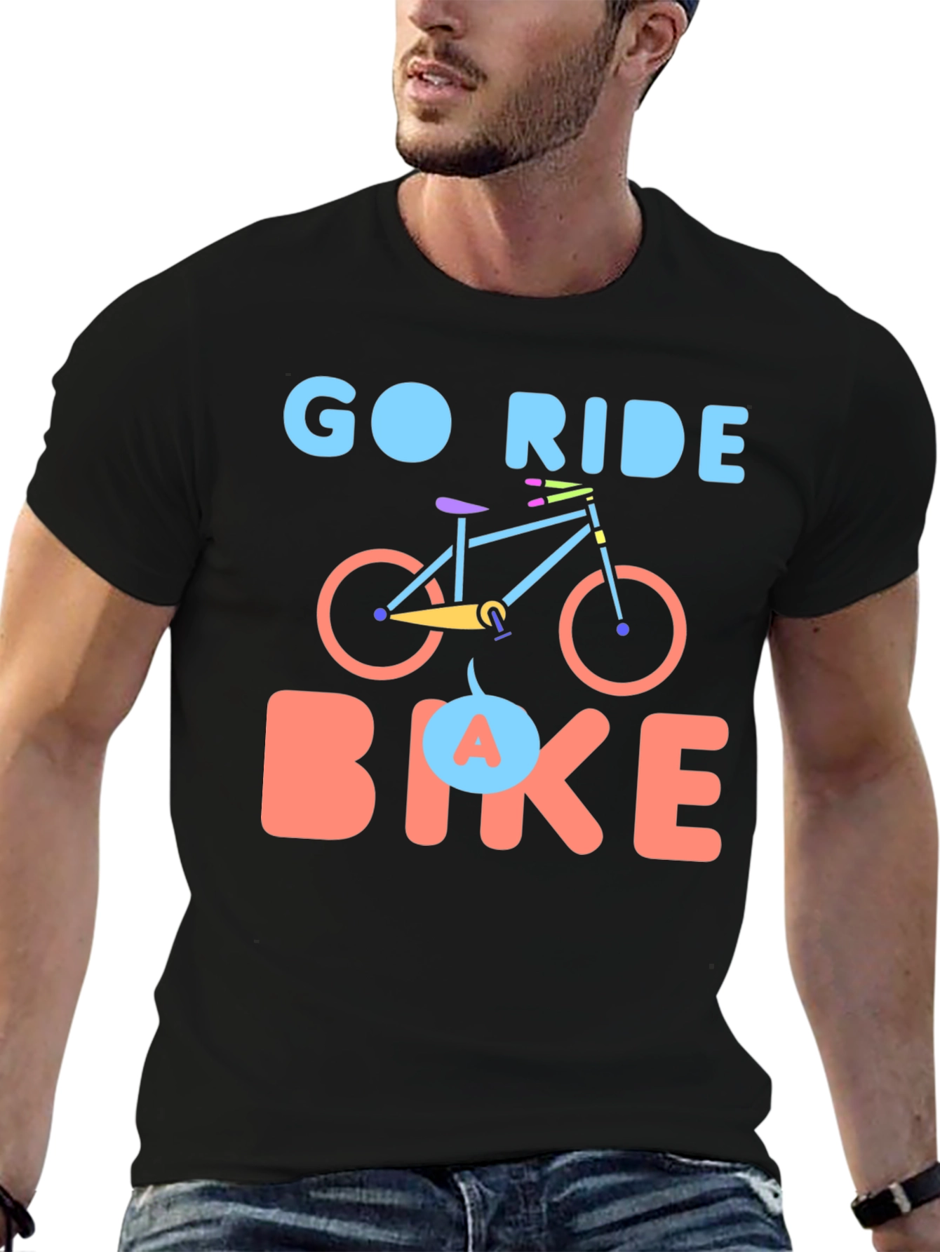 Go Ride a Bike Graphic Tee