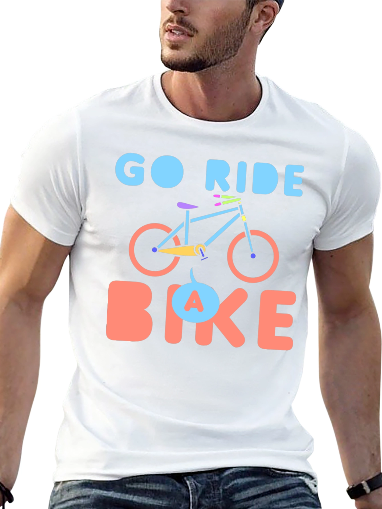 Go Ride a Bike Graphic Tee