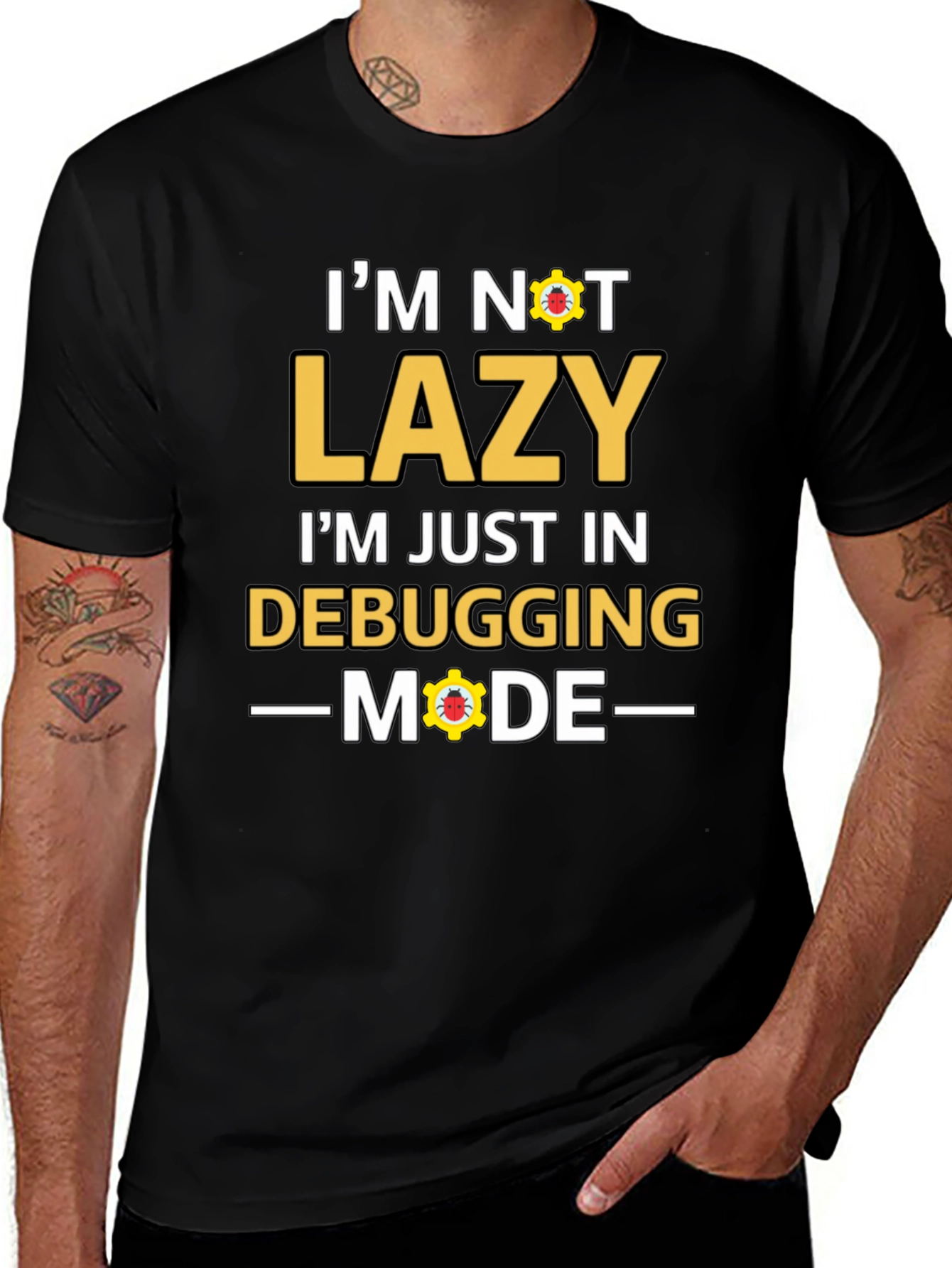 Debugging Mode T-Shirt - Funny Programmer Tee