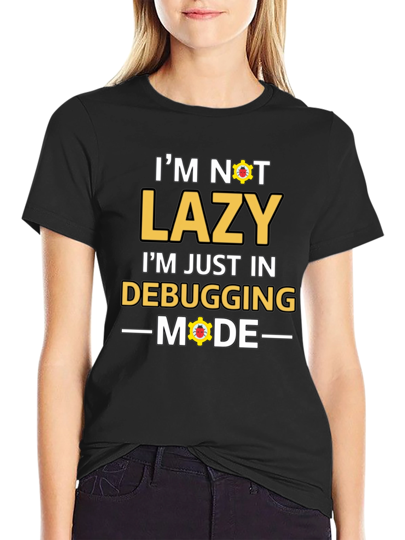 Debugging Mode T-Shirt - Funny Programmer Tee