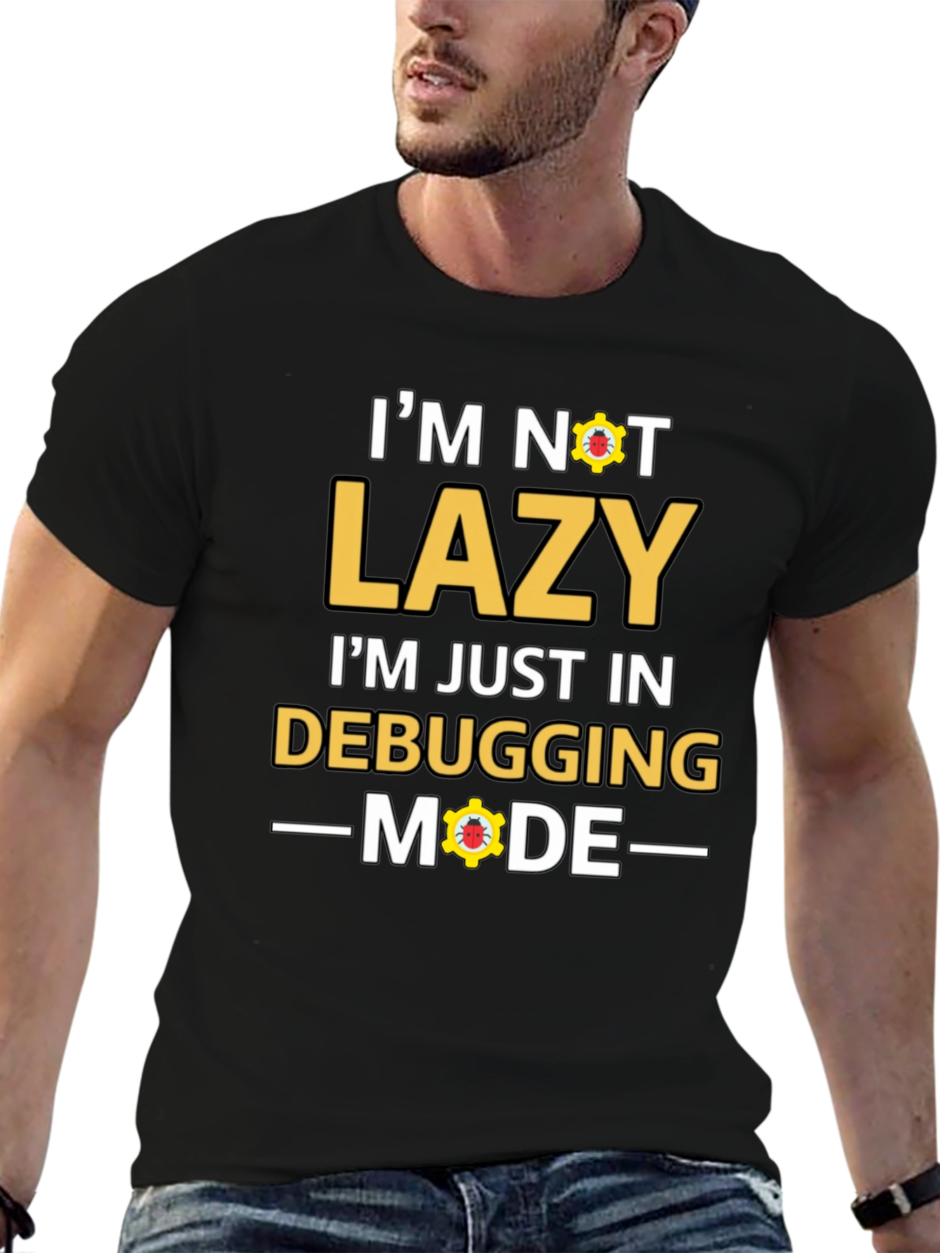 Debugging Mode T-Shirt - Funny Programmer Tee
