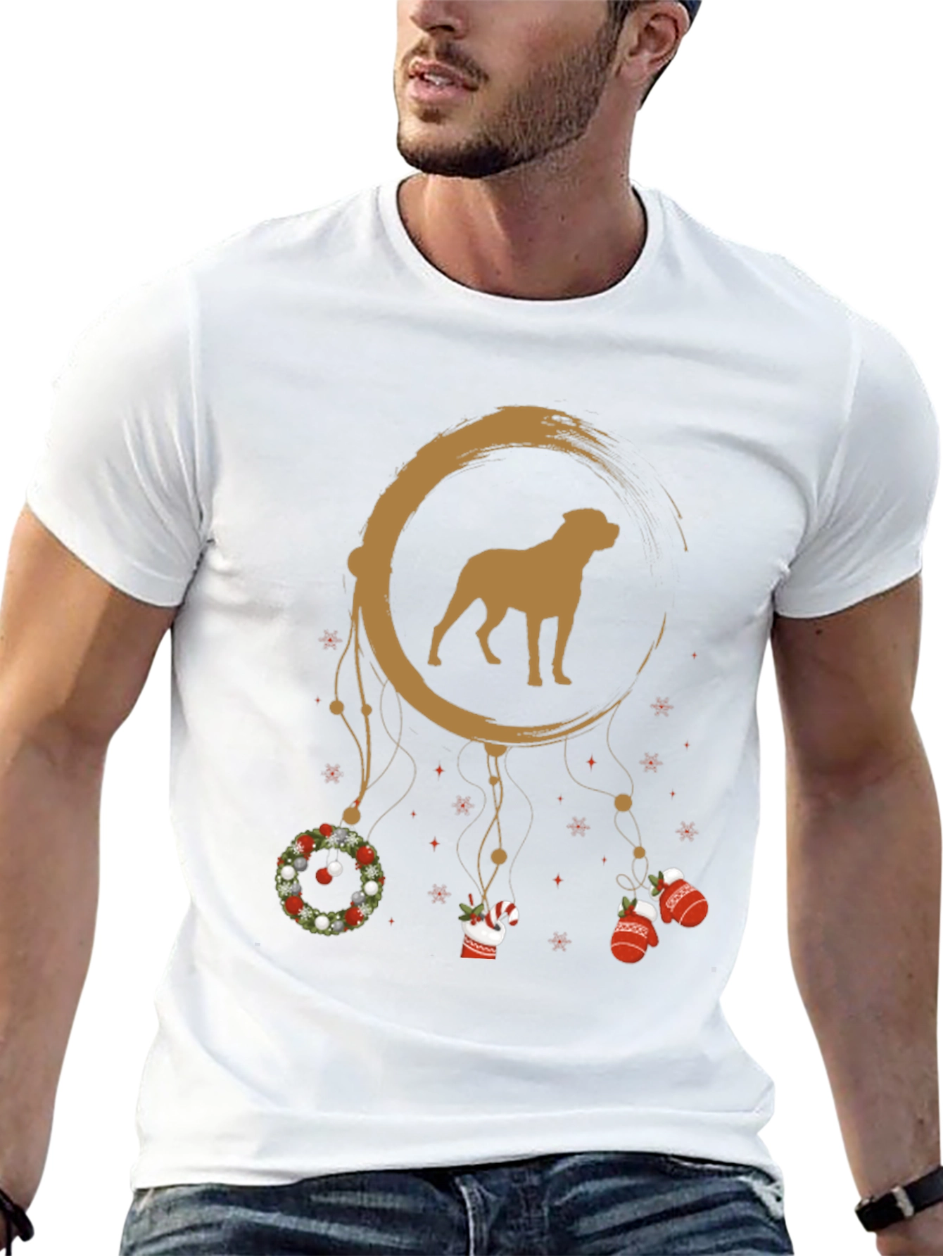 Dog Christmas Dreamcatcher T-Shirt