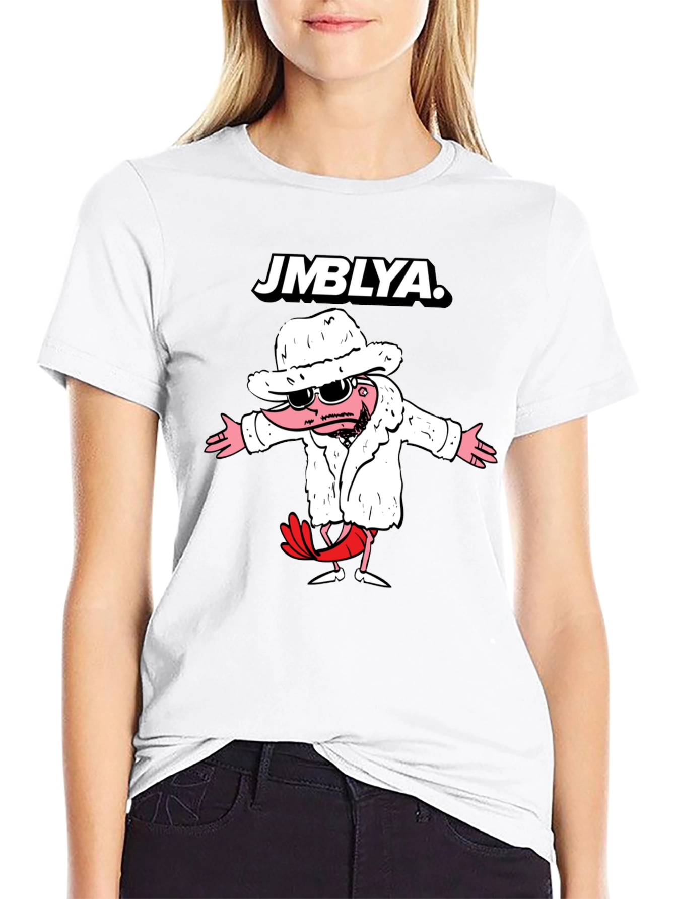 JMBYLA Cartoon Character Graphic T-Shirt