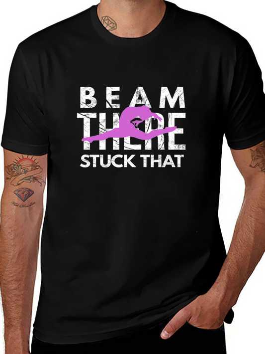 Gymnastics Beam T-Shirt - Stuck That Landing Tee