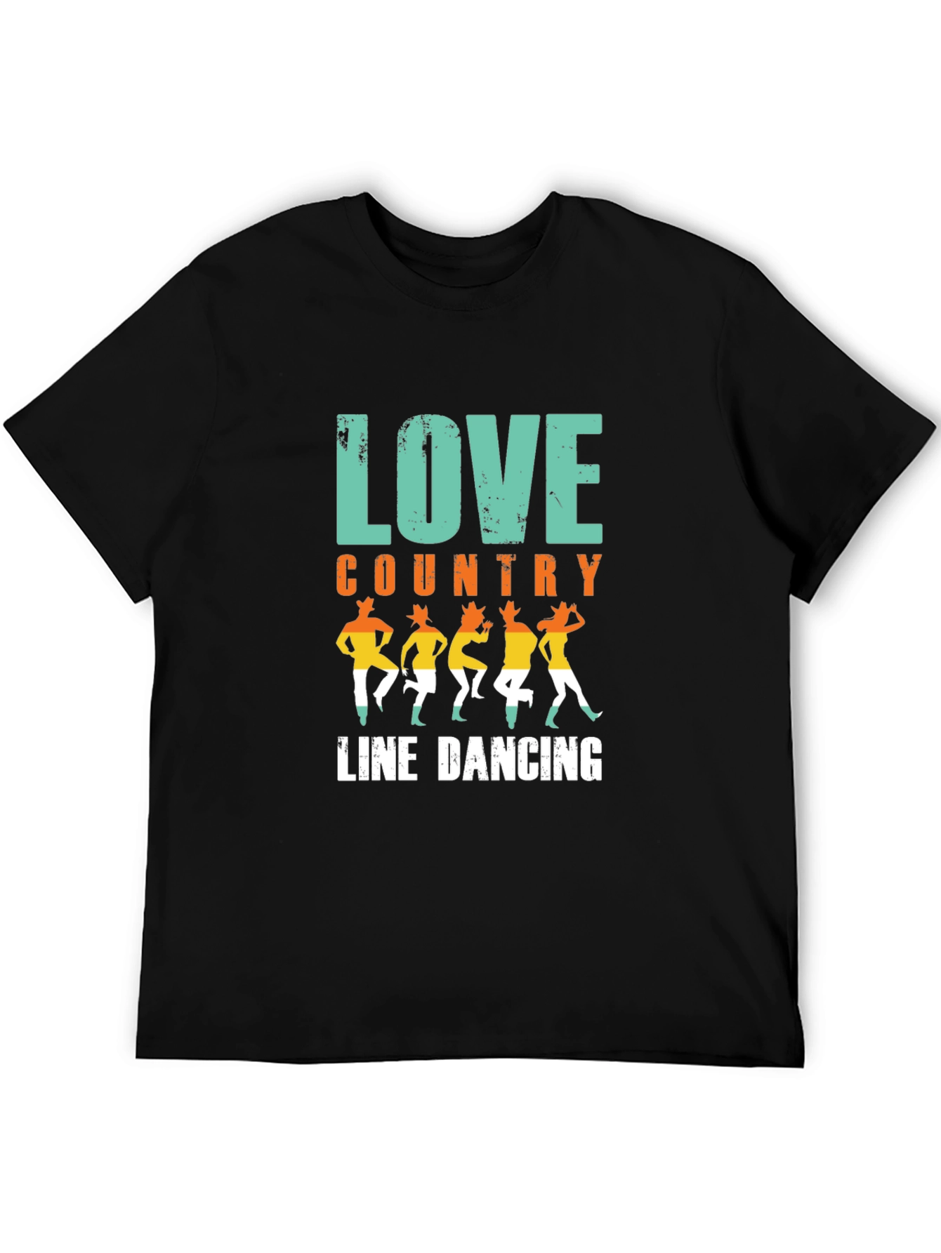 Love Country Line Dancing Graphic T-Shirt