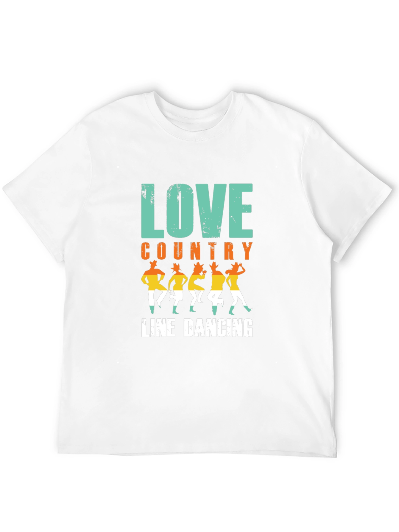 Love Country Line Dancing Graphic T-Shirt