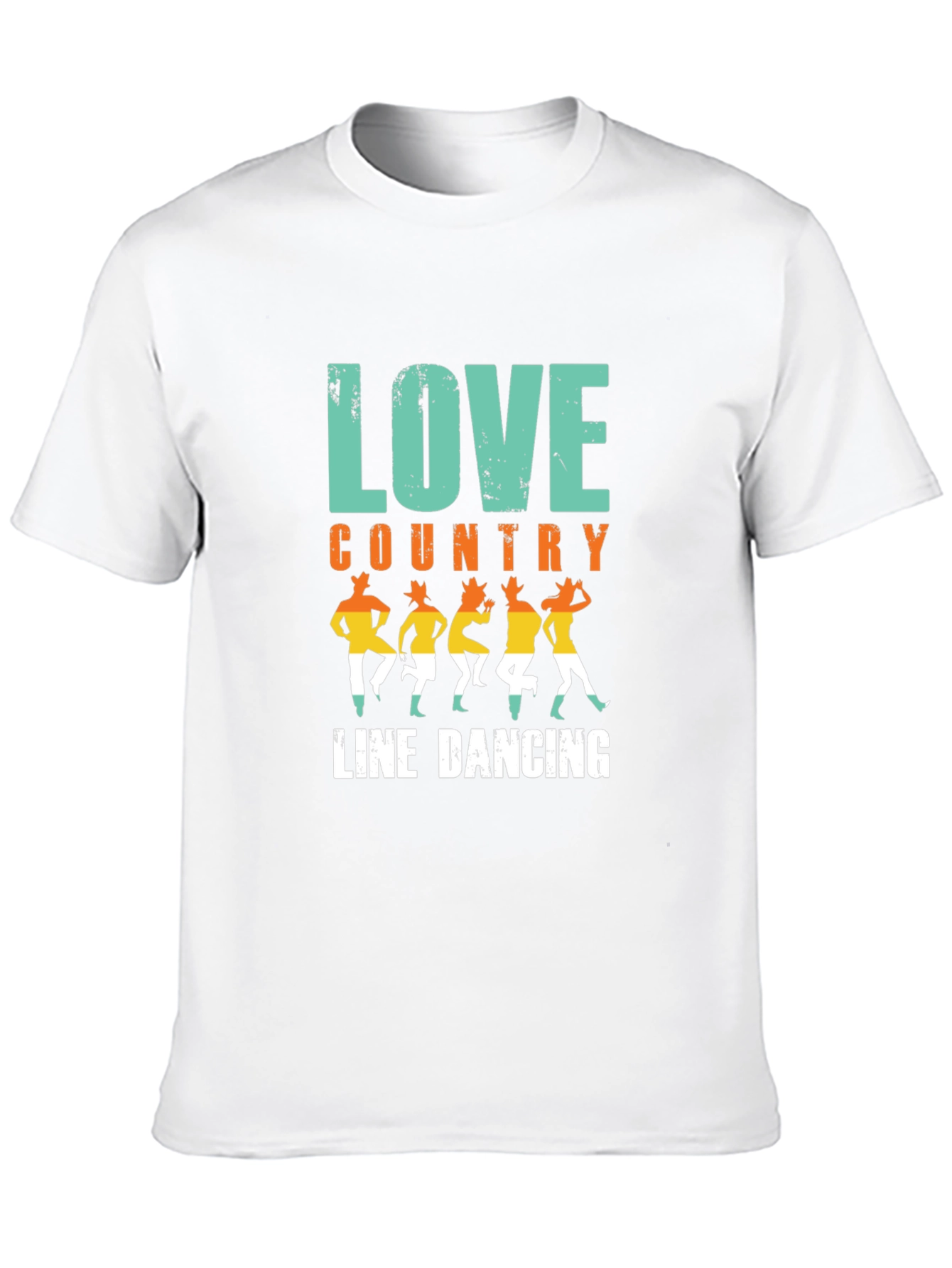 Love Country Line Dancing Graphic T-Shirt