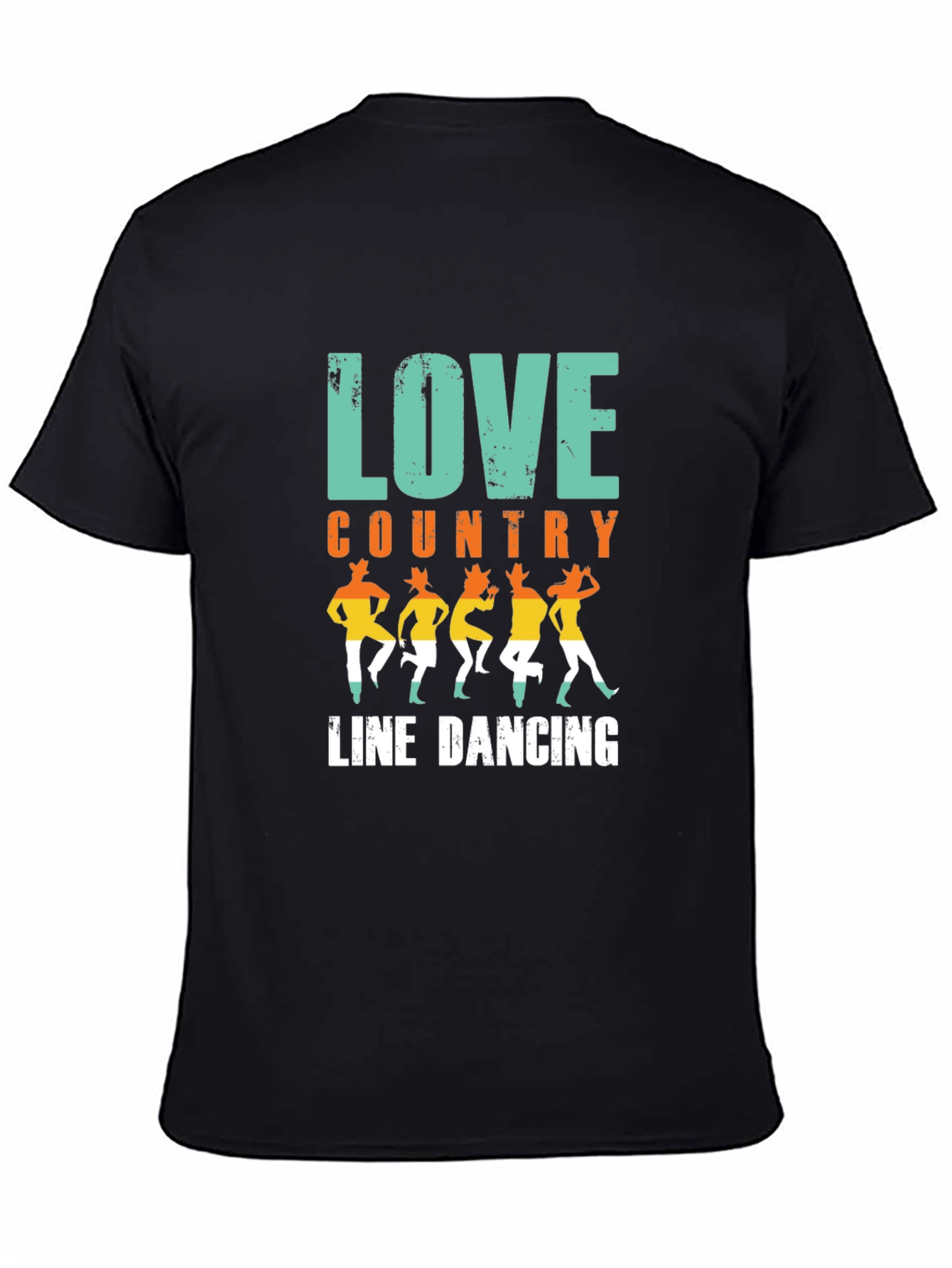 Love Country Line Dancing Graphic T-Shirt