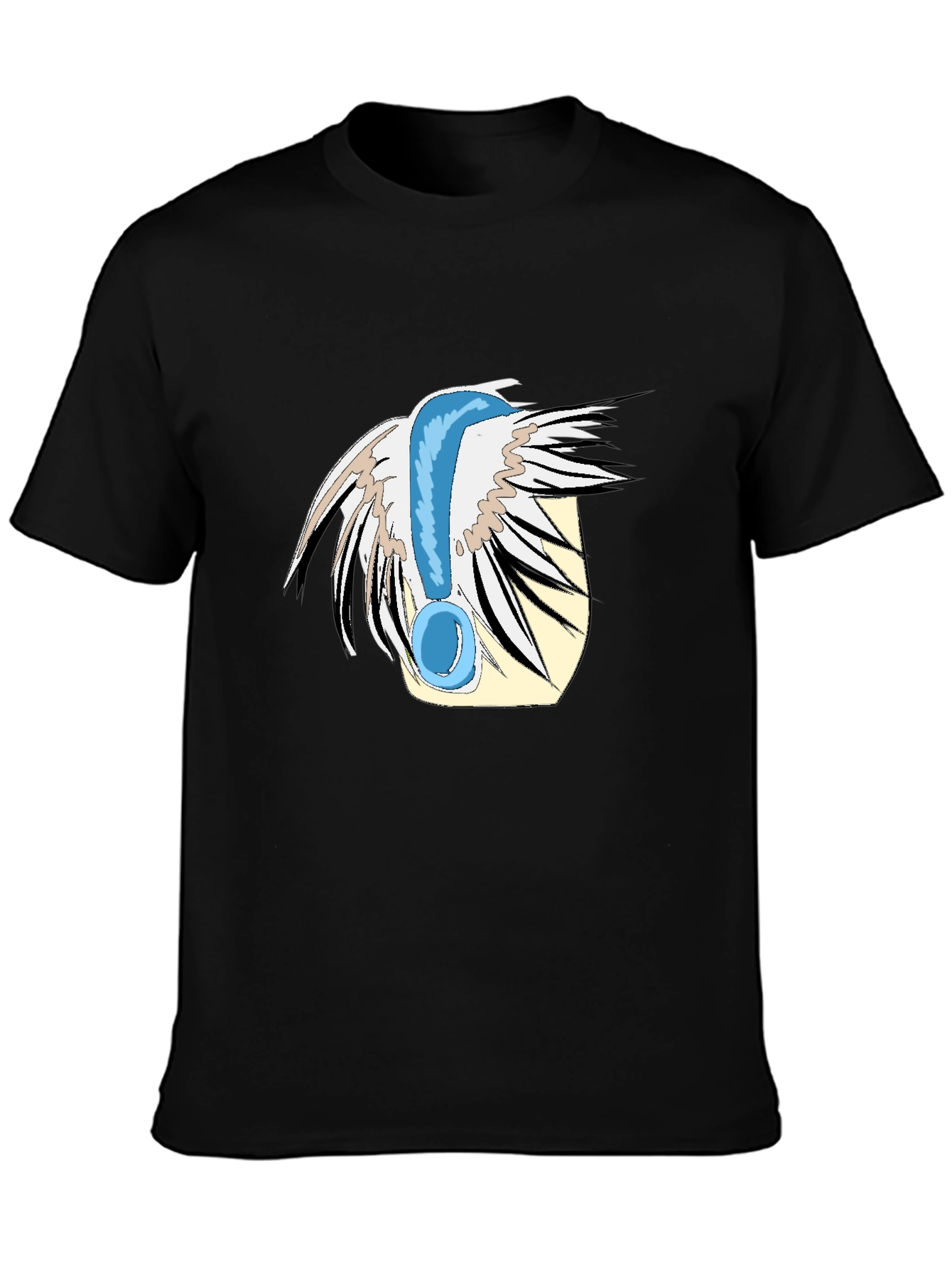 Statement T-Shirt - Blue Exclamation Point Design