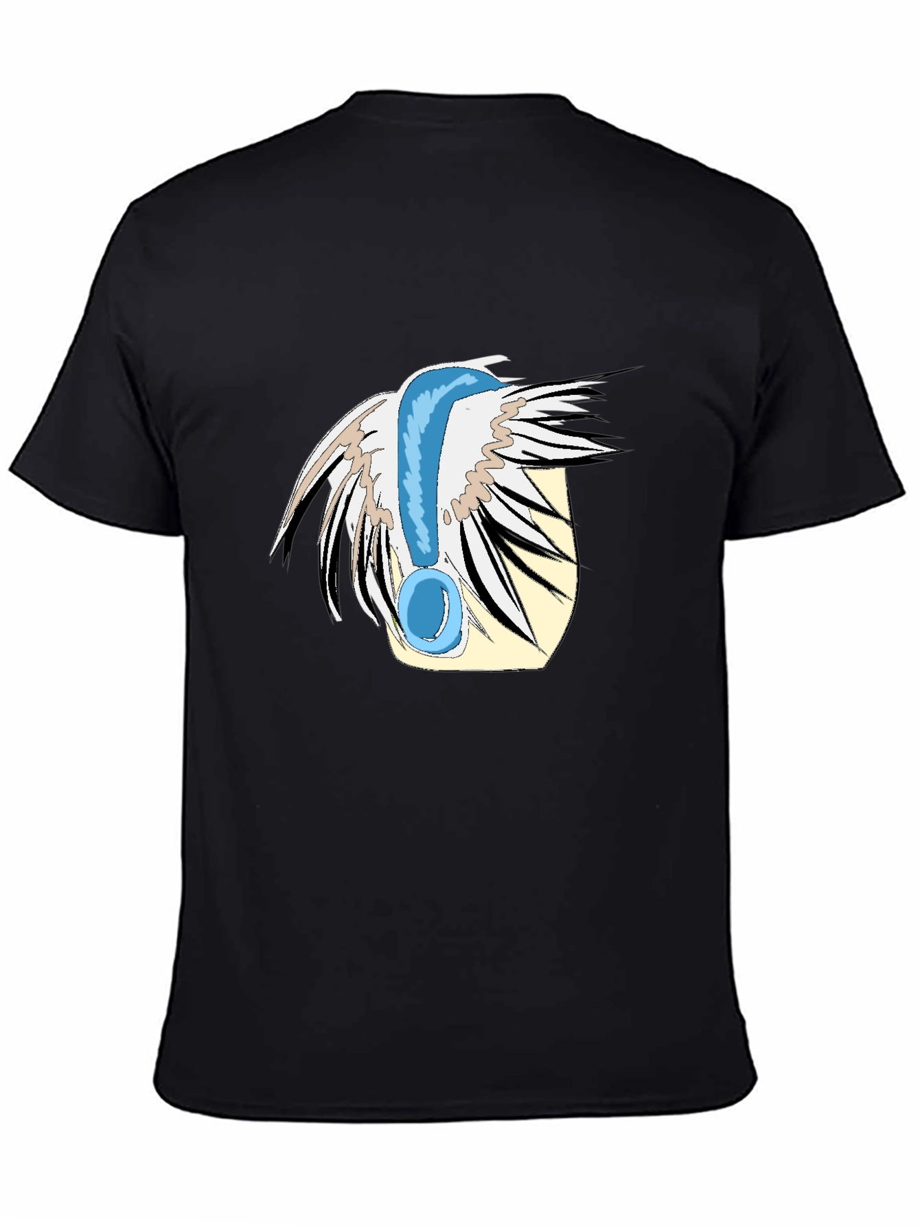 Statement T-Shirt - Blue Exclamation Point Design