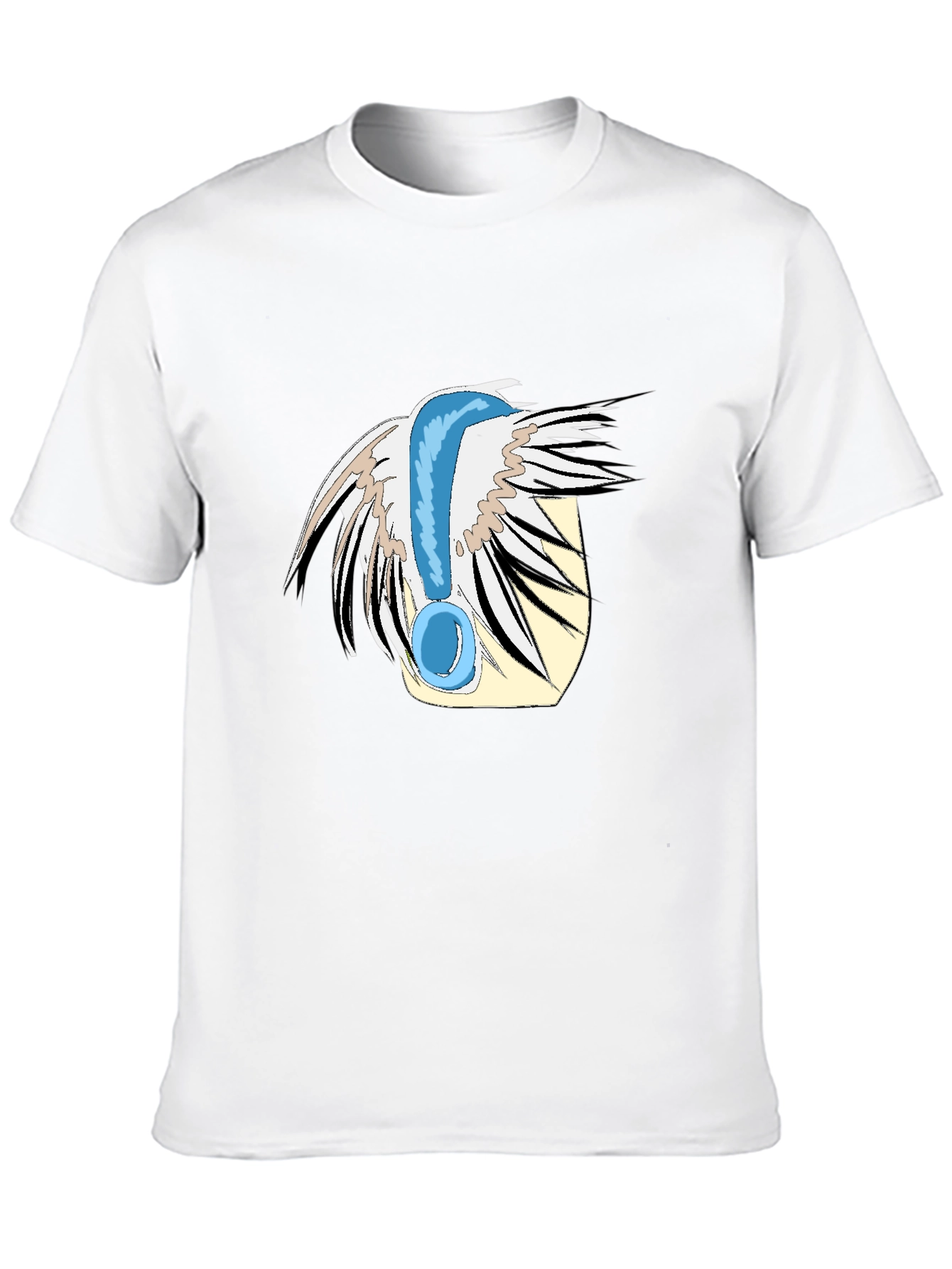Statement T-Shirt - Blue Exclamation Point Design