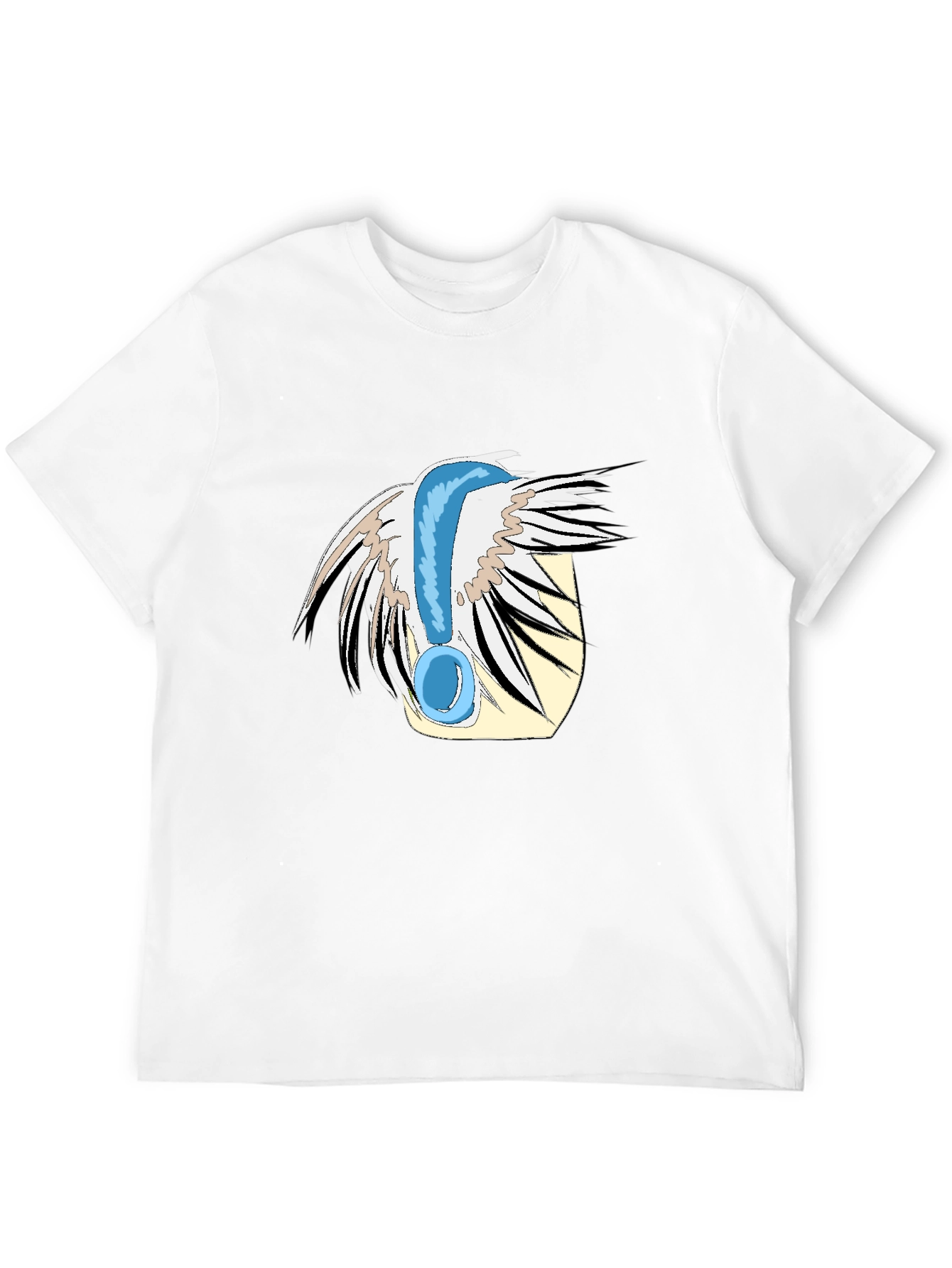 Statement T-Shirt - Blue Exclamation Point Design