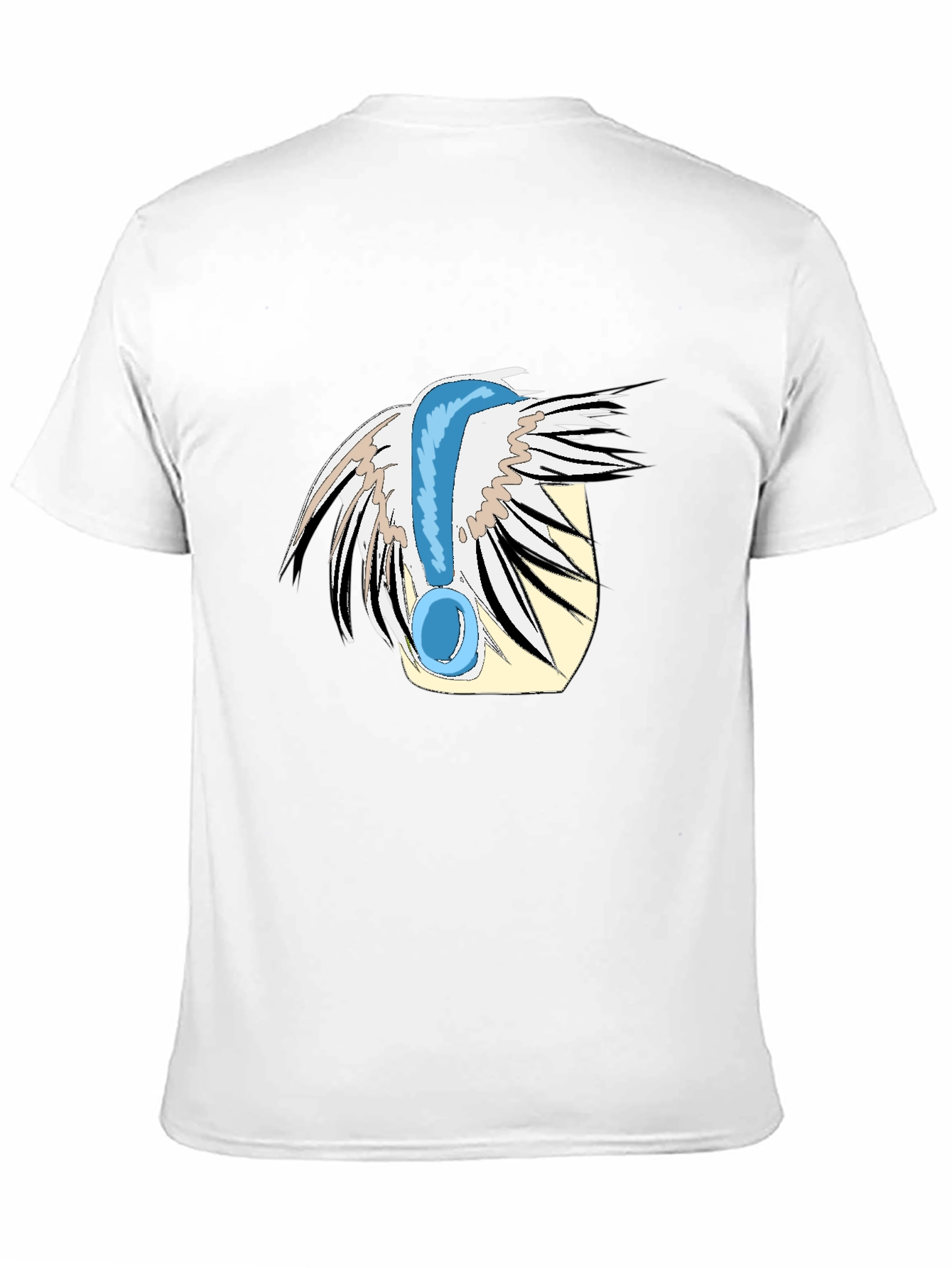 Statement T-Shirt - Blue Exclamation Point Design