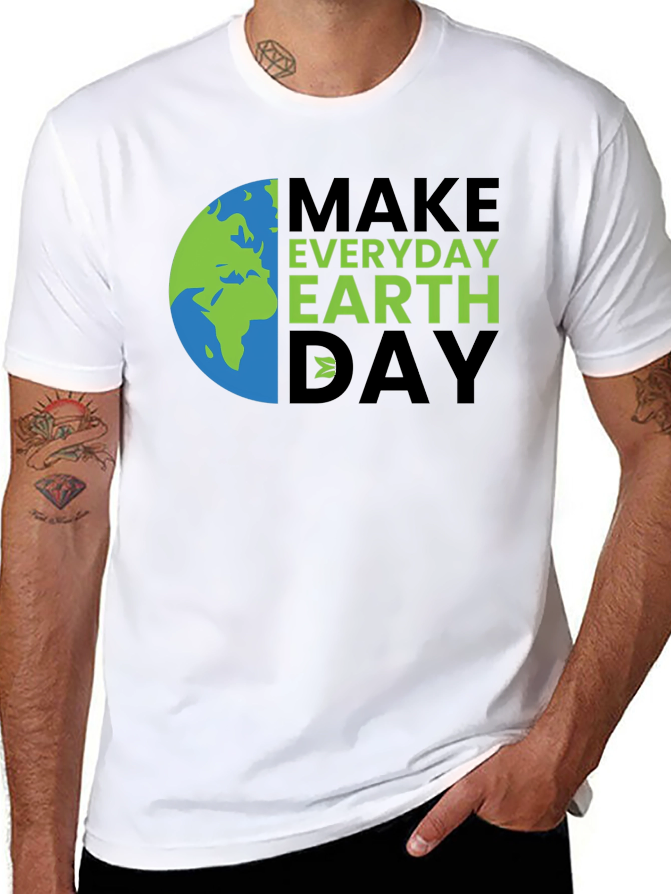 Eco-Friendly Earth Day Graphic Tee