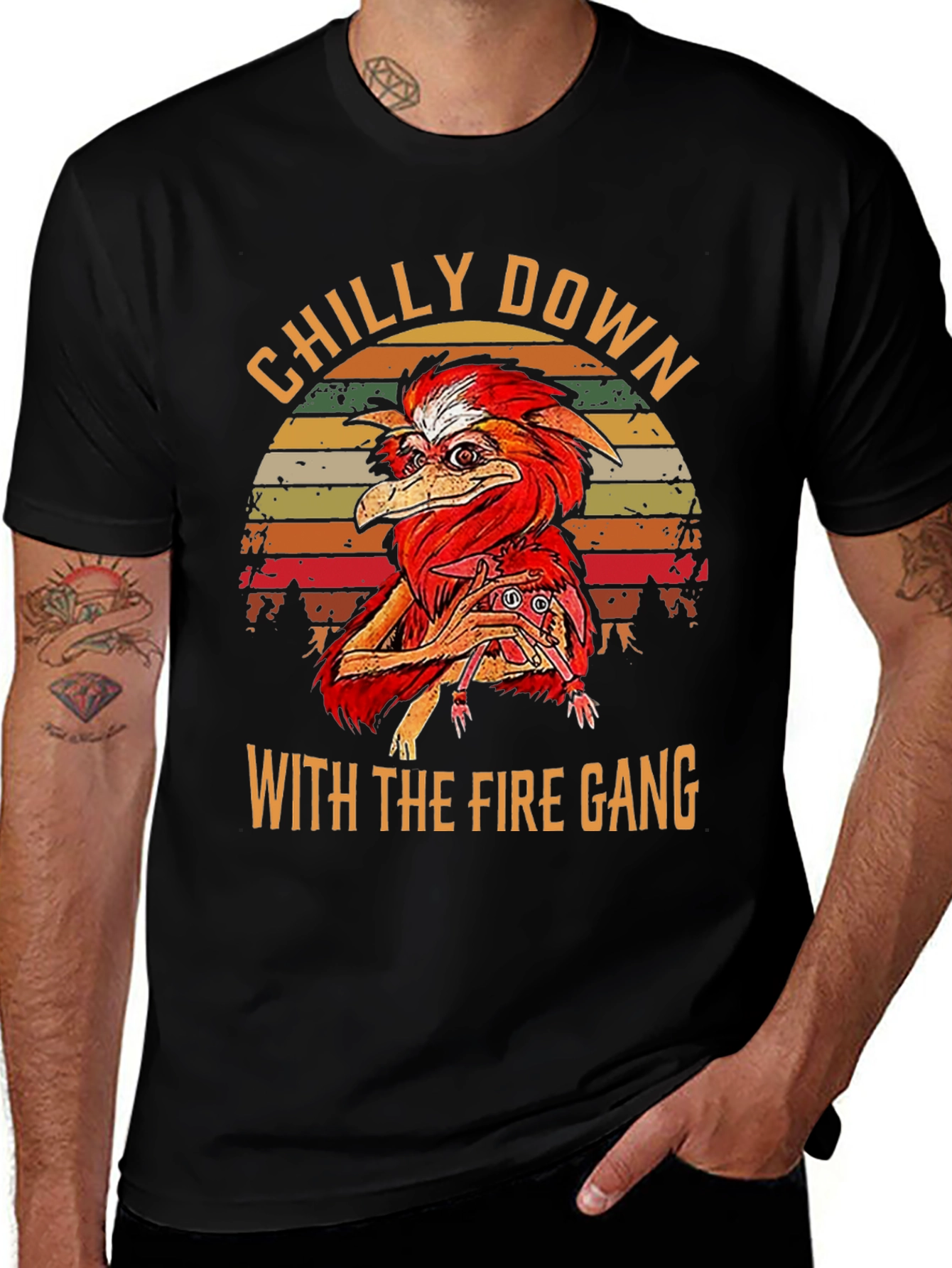 Chilly Down Fire Gang Graphic T-Shirt