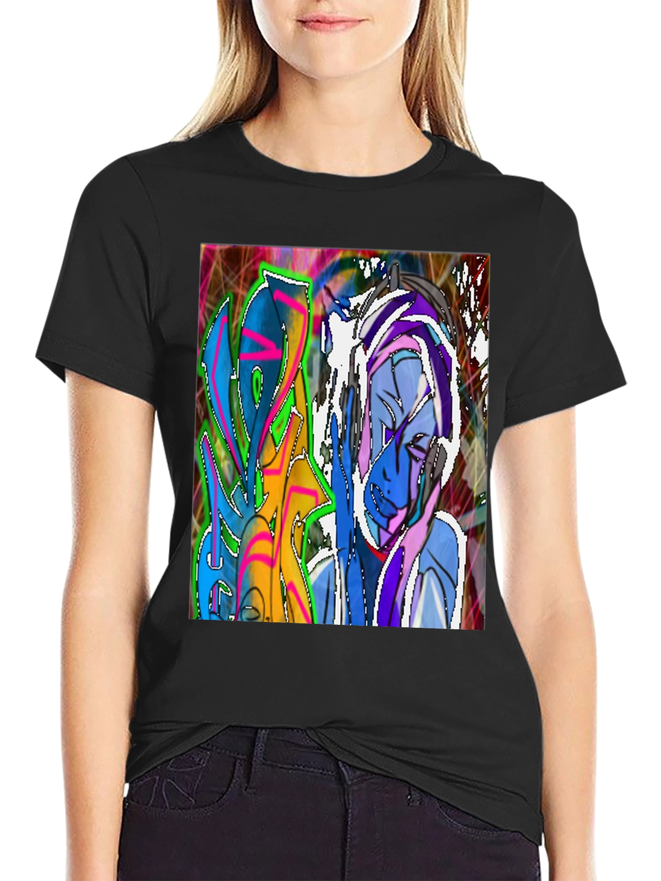 Abstract Graffiti Art T-Shirt - Street Style Tee