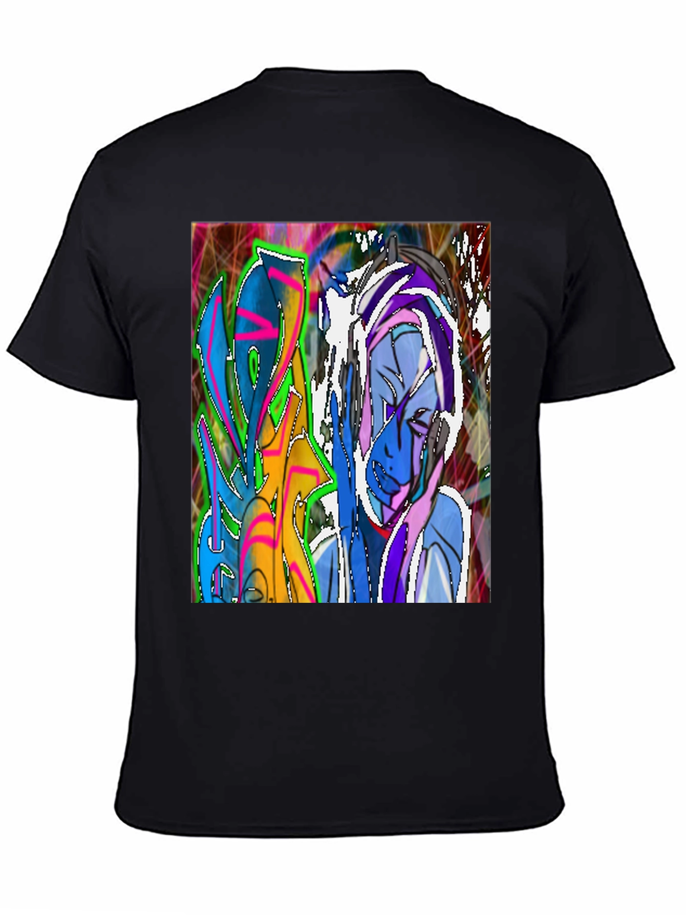 Abstract Graffiti Art T-Shirt - Street Style Tee