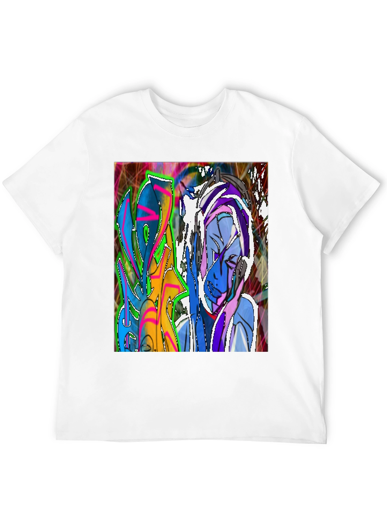 Abstract Graffiti Art T-Shirt - Street Style Tee