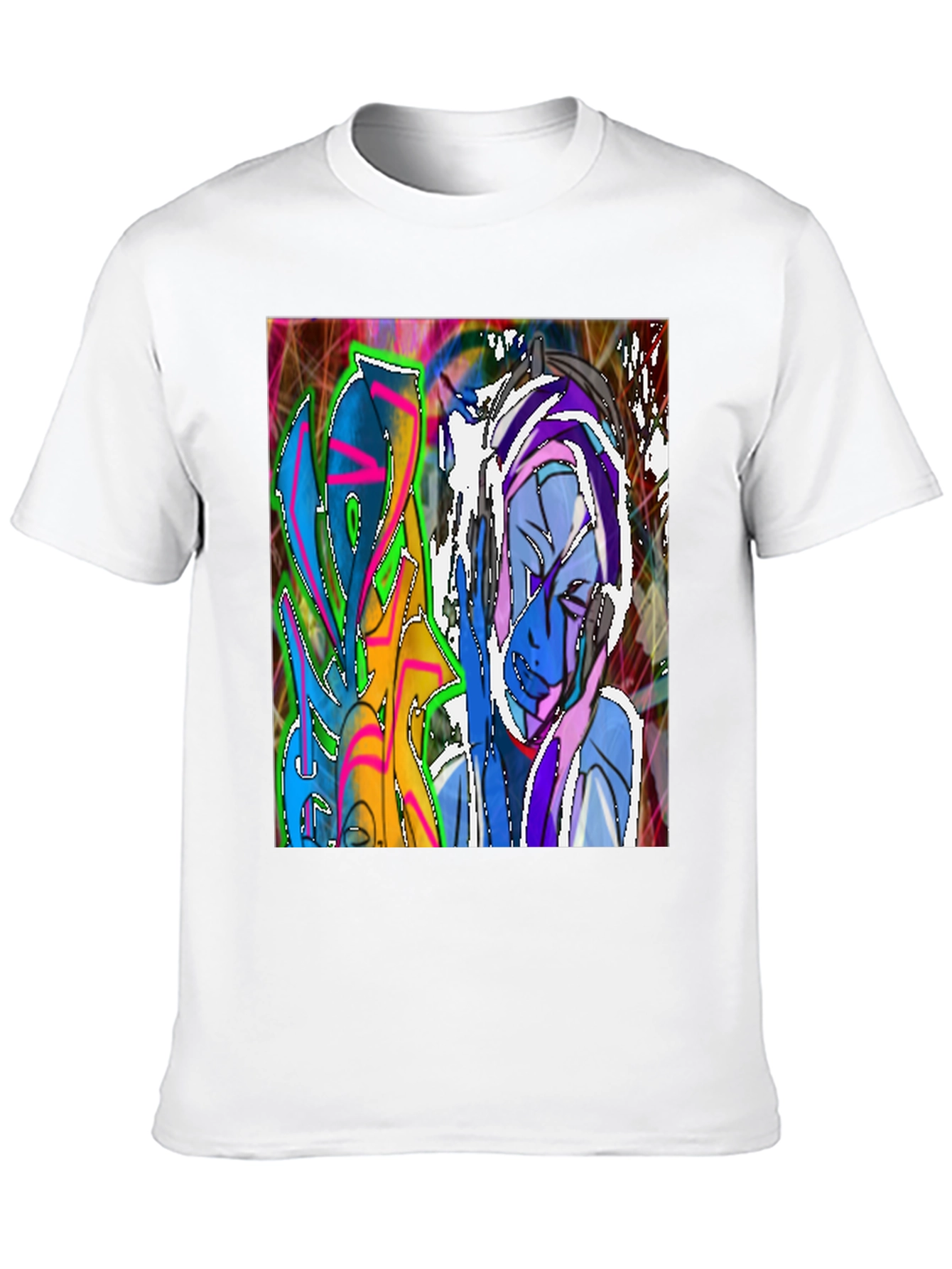 Abstract Graffiti Art T-Shirt - Street Style Tee