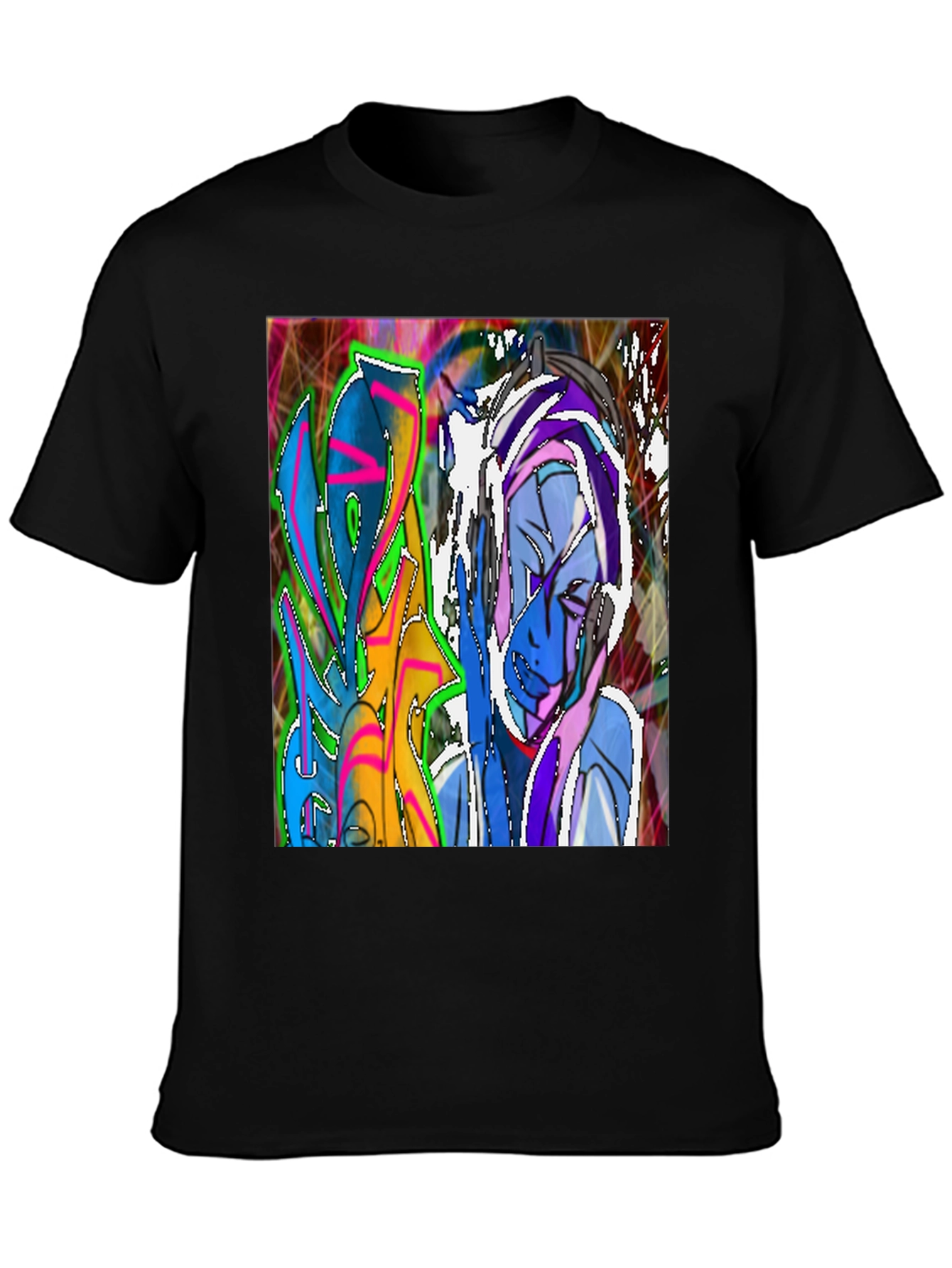 Abstract Graffiti Art T-Shirt - Street Style Tee