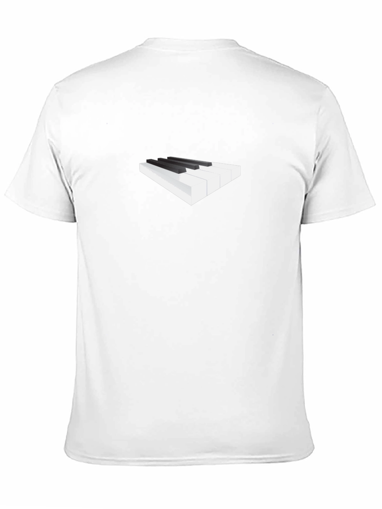 Piano Keys Graphic Tee - Classic Black