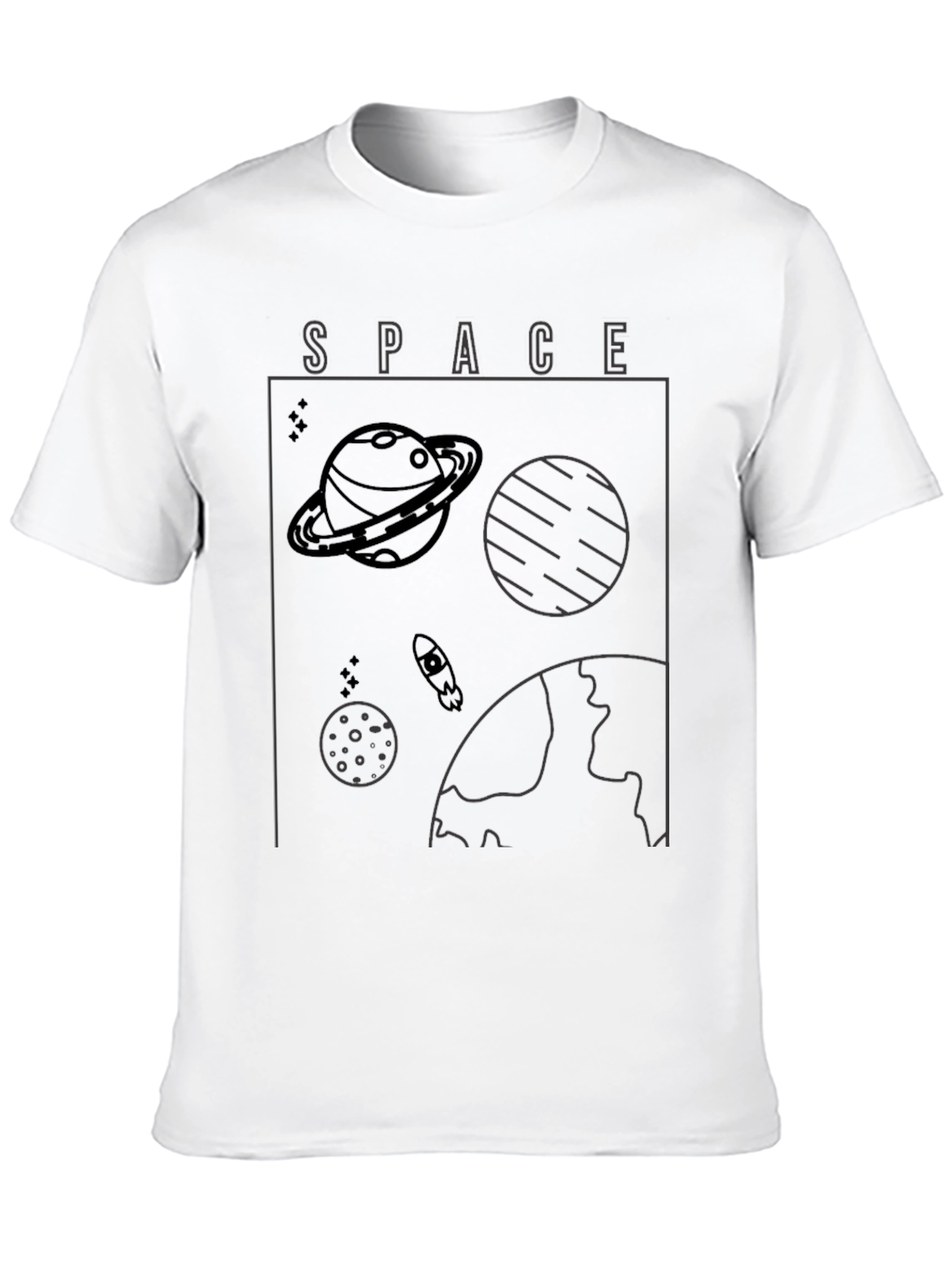 Space Graphic T-Shirt - Unisex