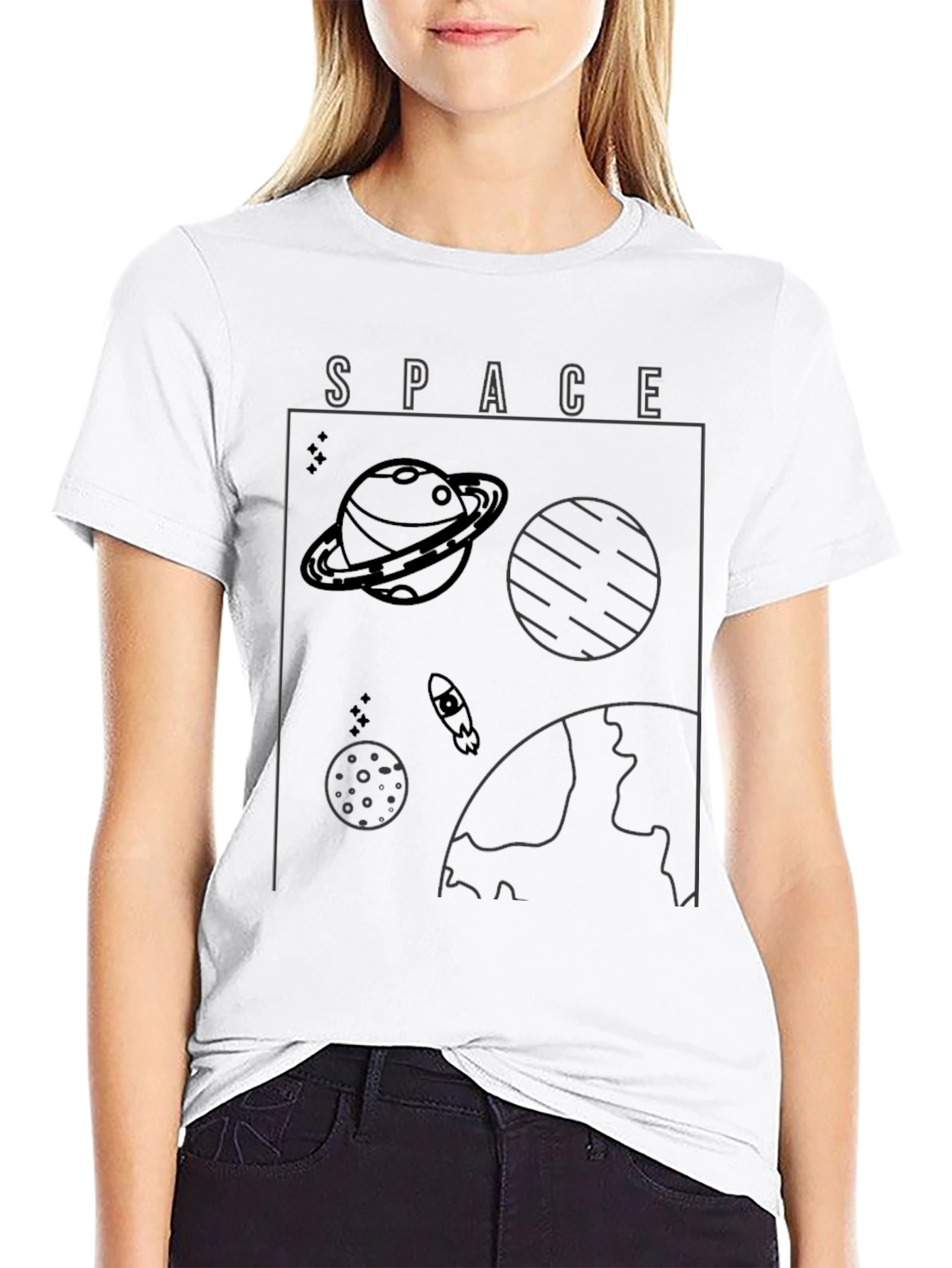 Space Graphic T-Shirt - Unisex
