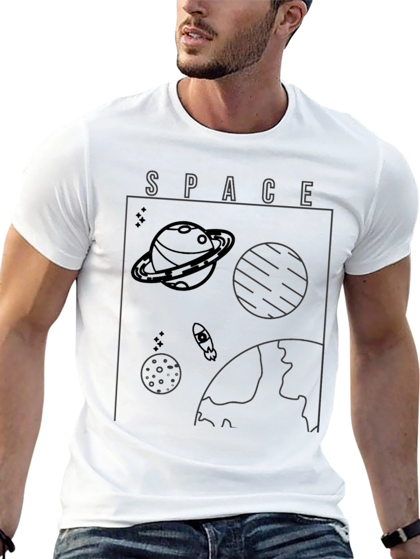 Space Graphic T-Shirt - Unisex