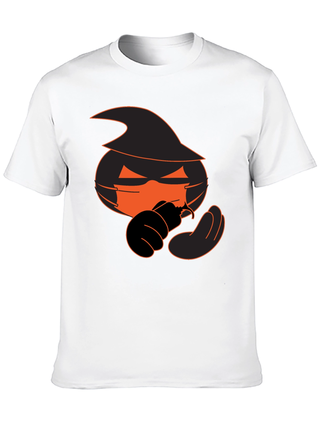 Halloween Pumpkin Witch Graphic Tee