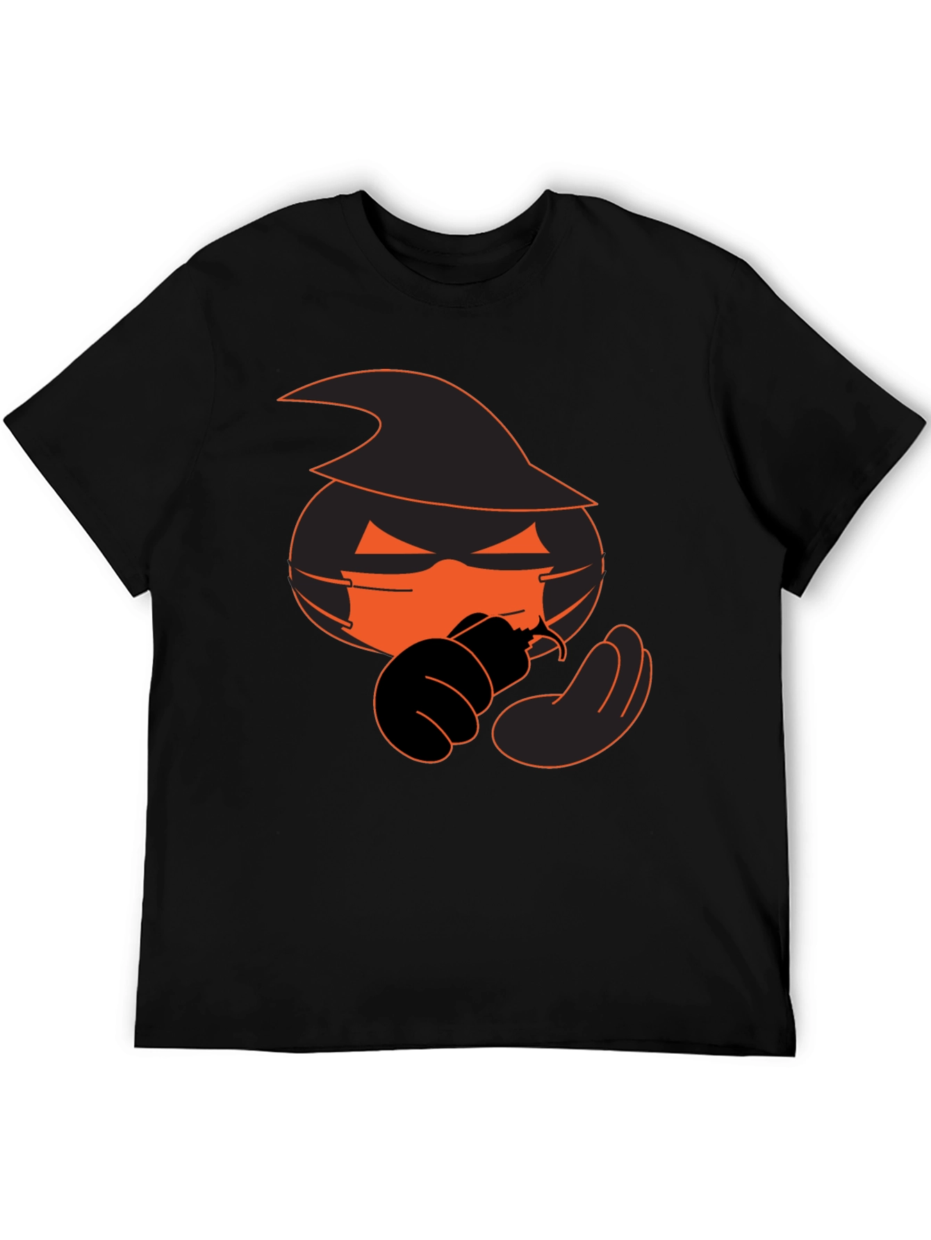 Halloween Pumpkin Witch Graphic Tee