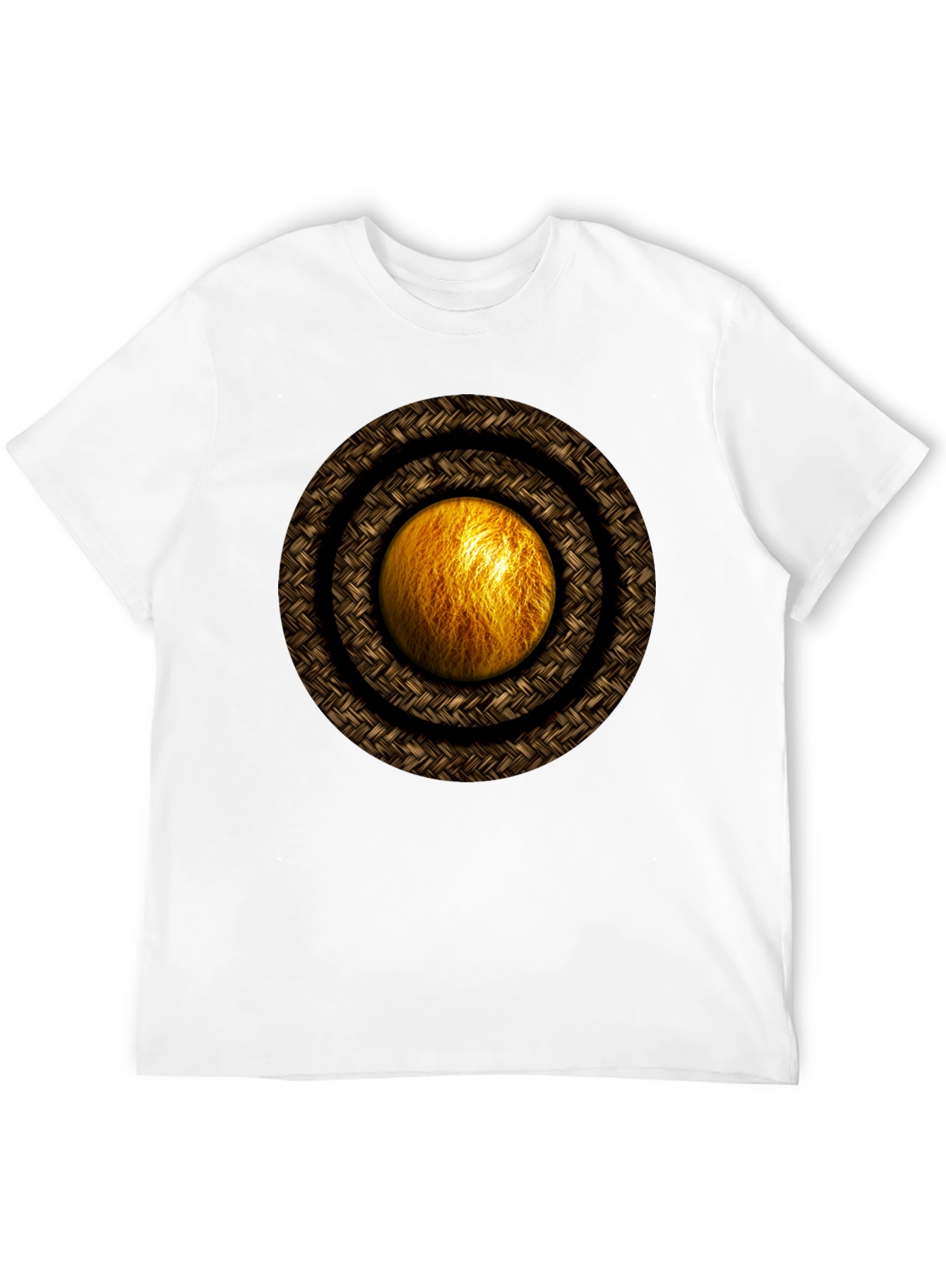 Geometric Orb Graphic Tee - Unique Design