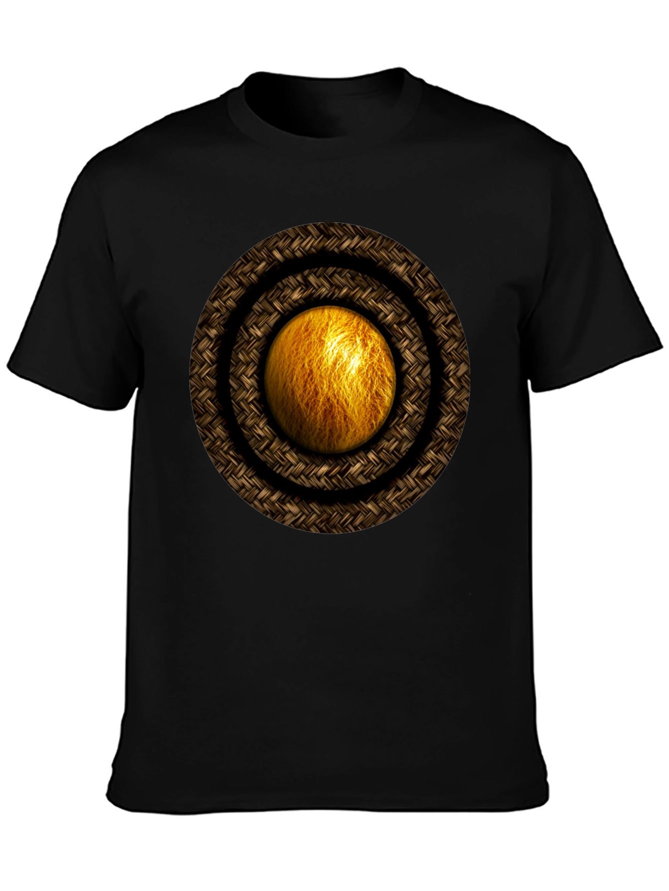 Geometric Orb Graphic Tee - Unique Design