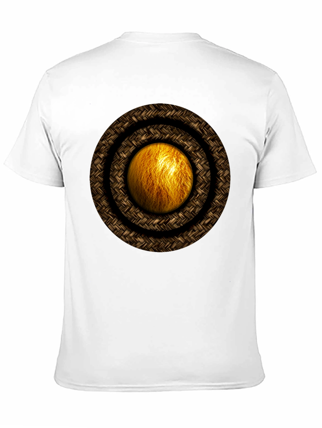 Geometric Orb Graphic Tee - Unique Design
