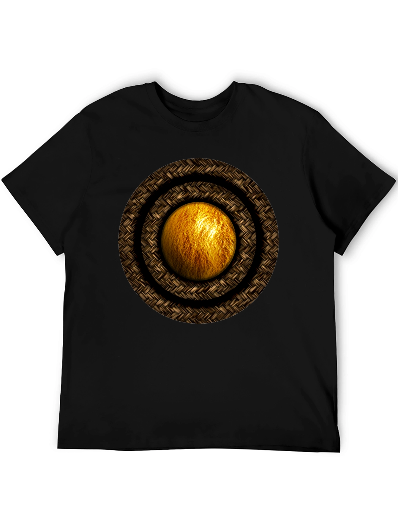 Geometric Orb Graphic Tee - Unique Design