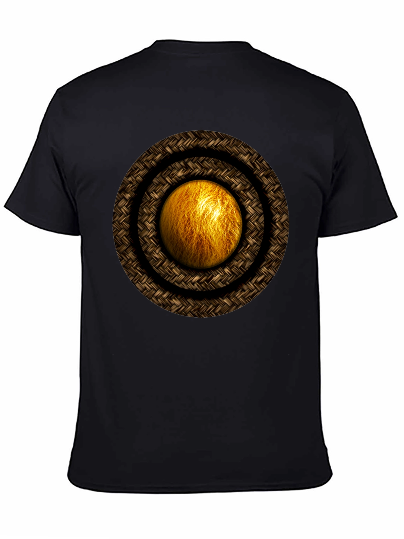 Geometric Orb Graphic Tee - Unique Design