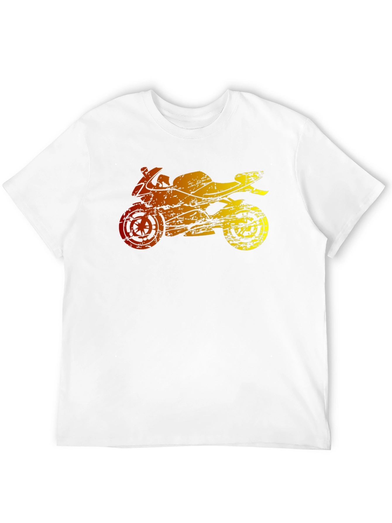 Motorcycle Graphic T-Shirt - Black