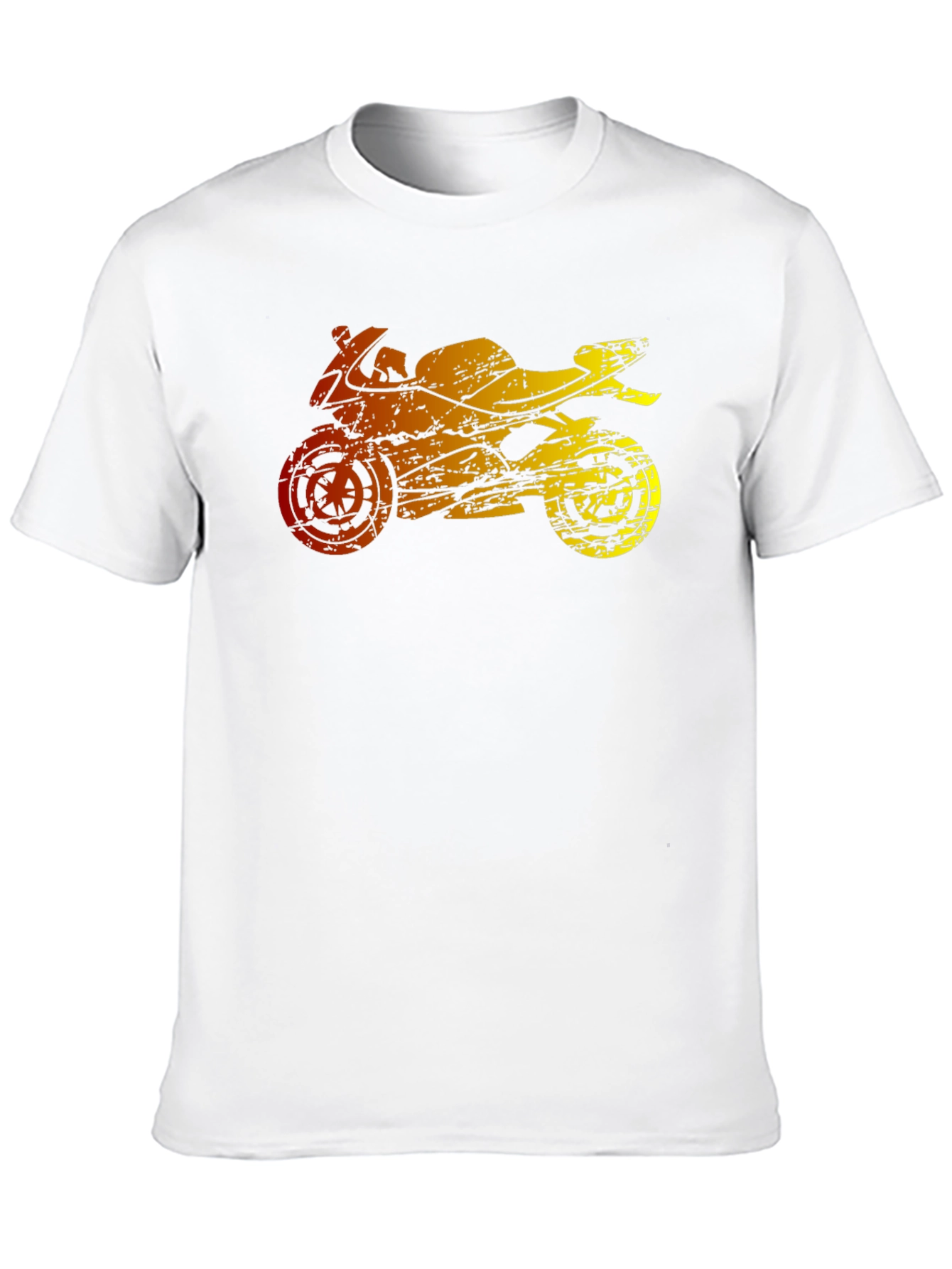 Motorcycle Graphic T-Shirt - Black