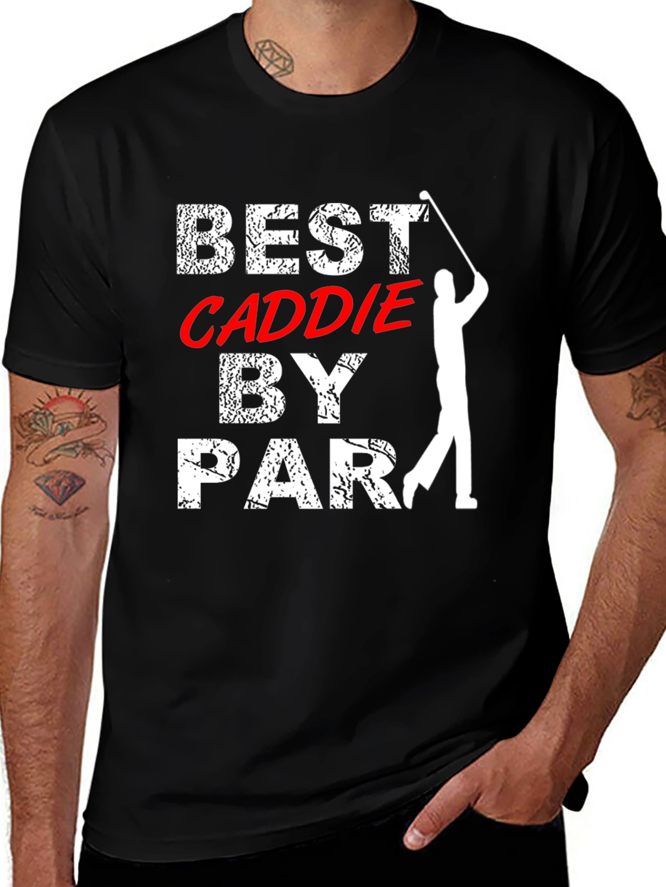 Best Caddie By Par Golf T-Shirt