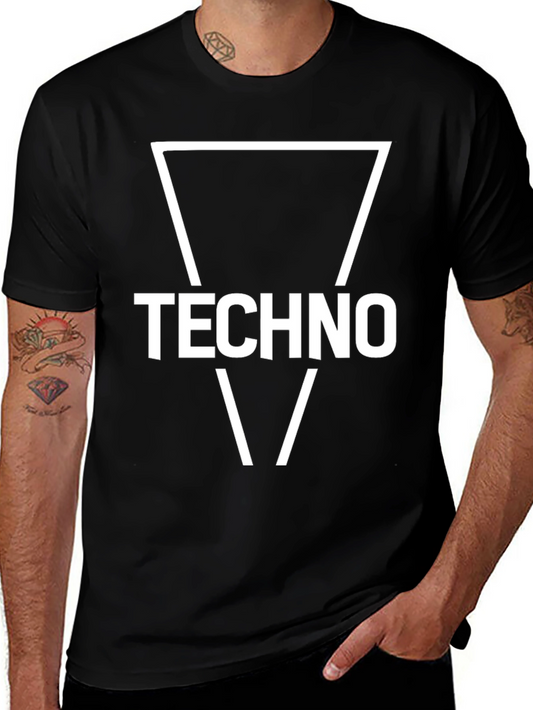 Techno Graphic T-Shirt - Bold Style