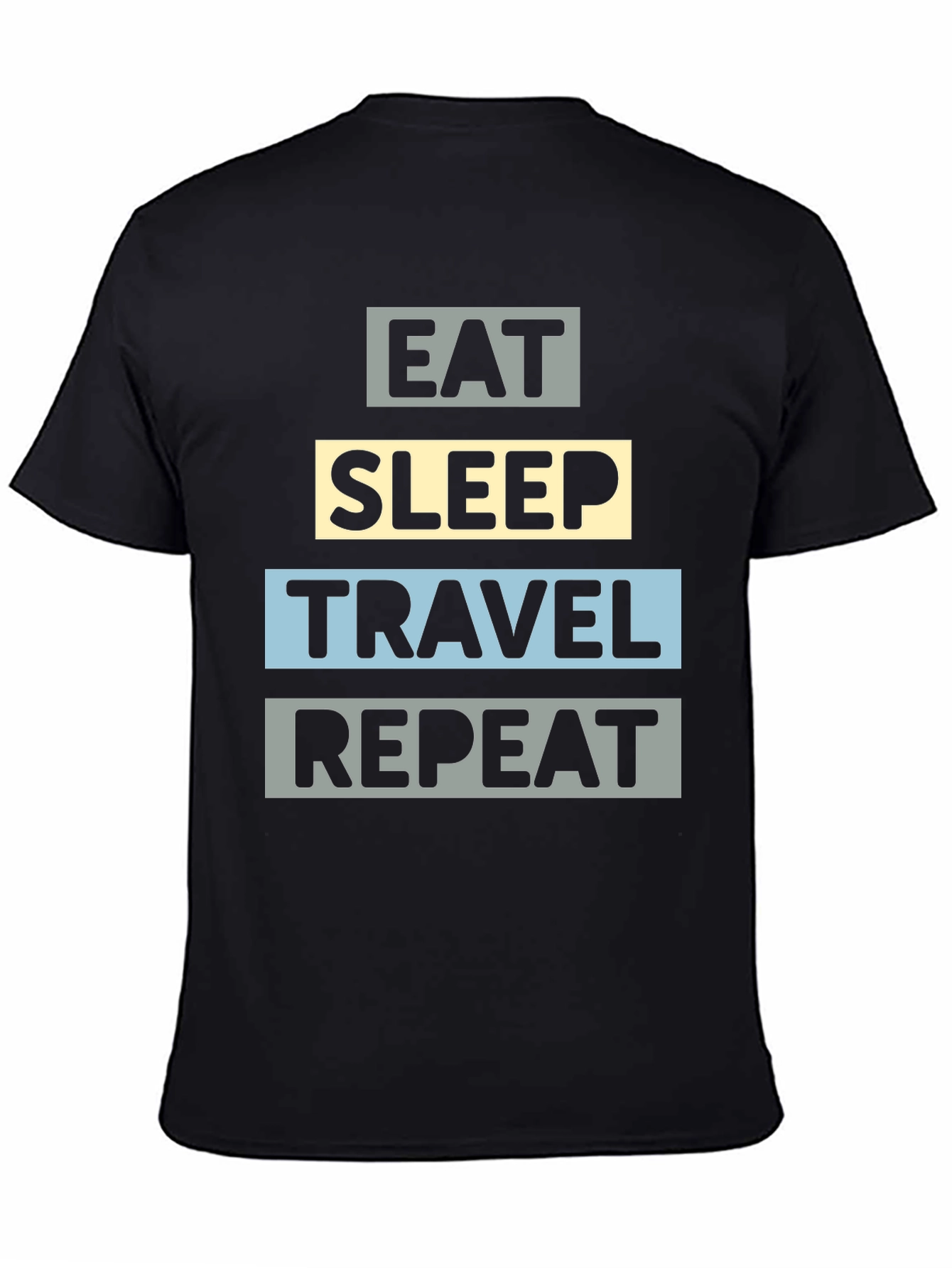 Eat Sleep Travel Repeat T-Shirt - Adventure Tee