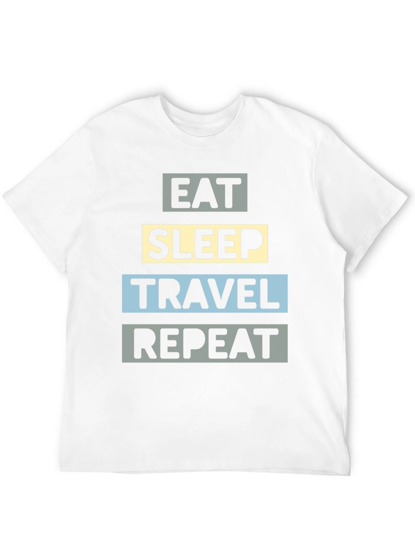 Eat Sleep Travel Repeat T-Shirt - Adventure Tee