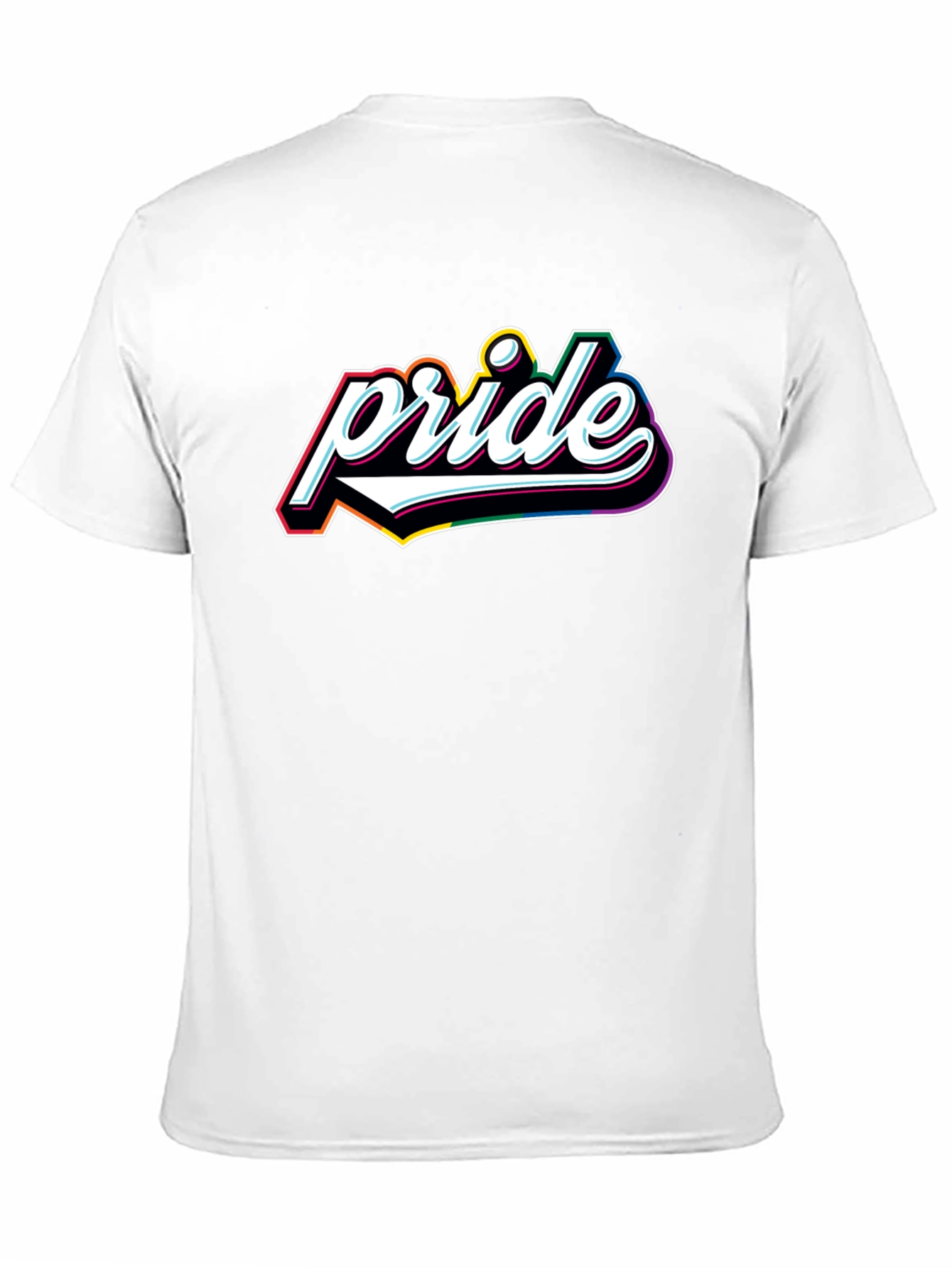 Pride Graphic Tee - Black Cotton T-Shirt