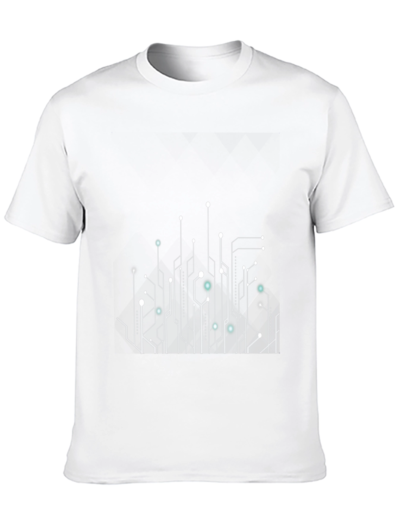 Circuit Board Graphic Tee - Black