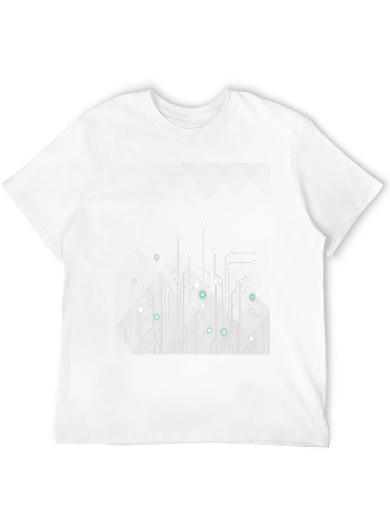 Circuit Board Graphic Tee - Black