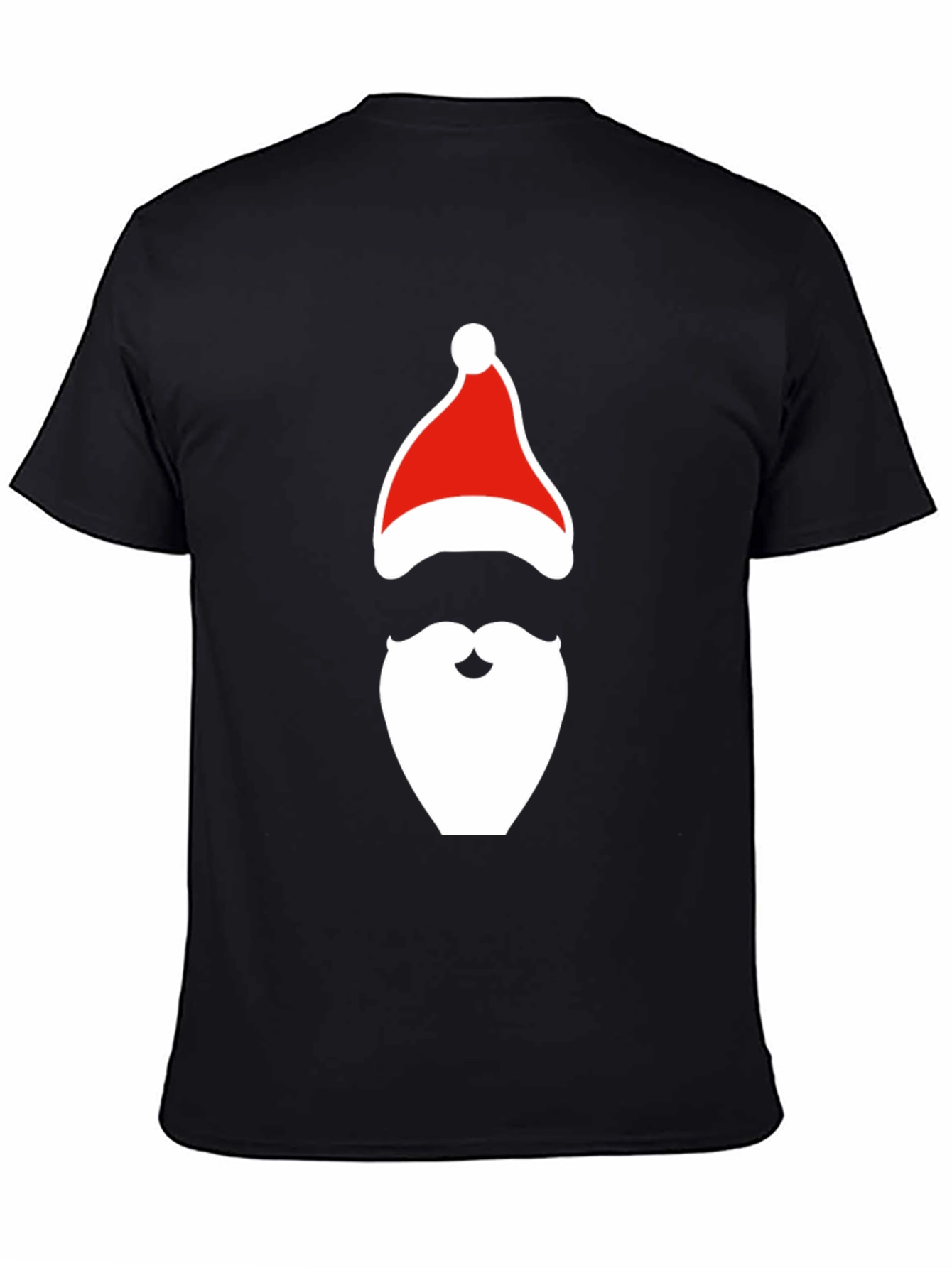 Santa Hat & Beard Graphic Tee