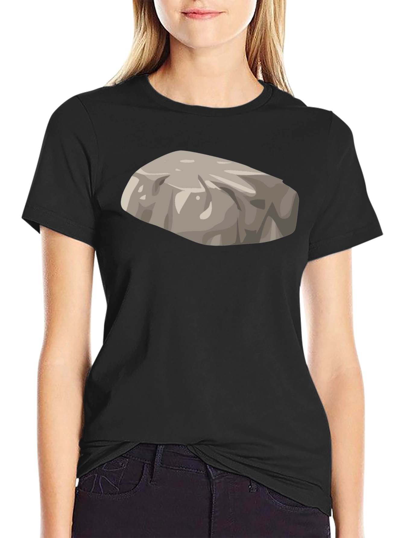 Rock Graphic Black T-Shirt - Casual Wear